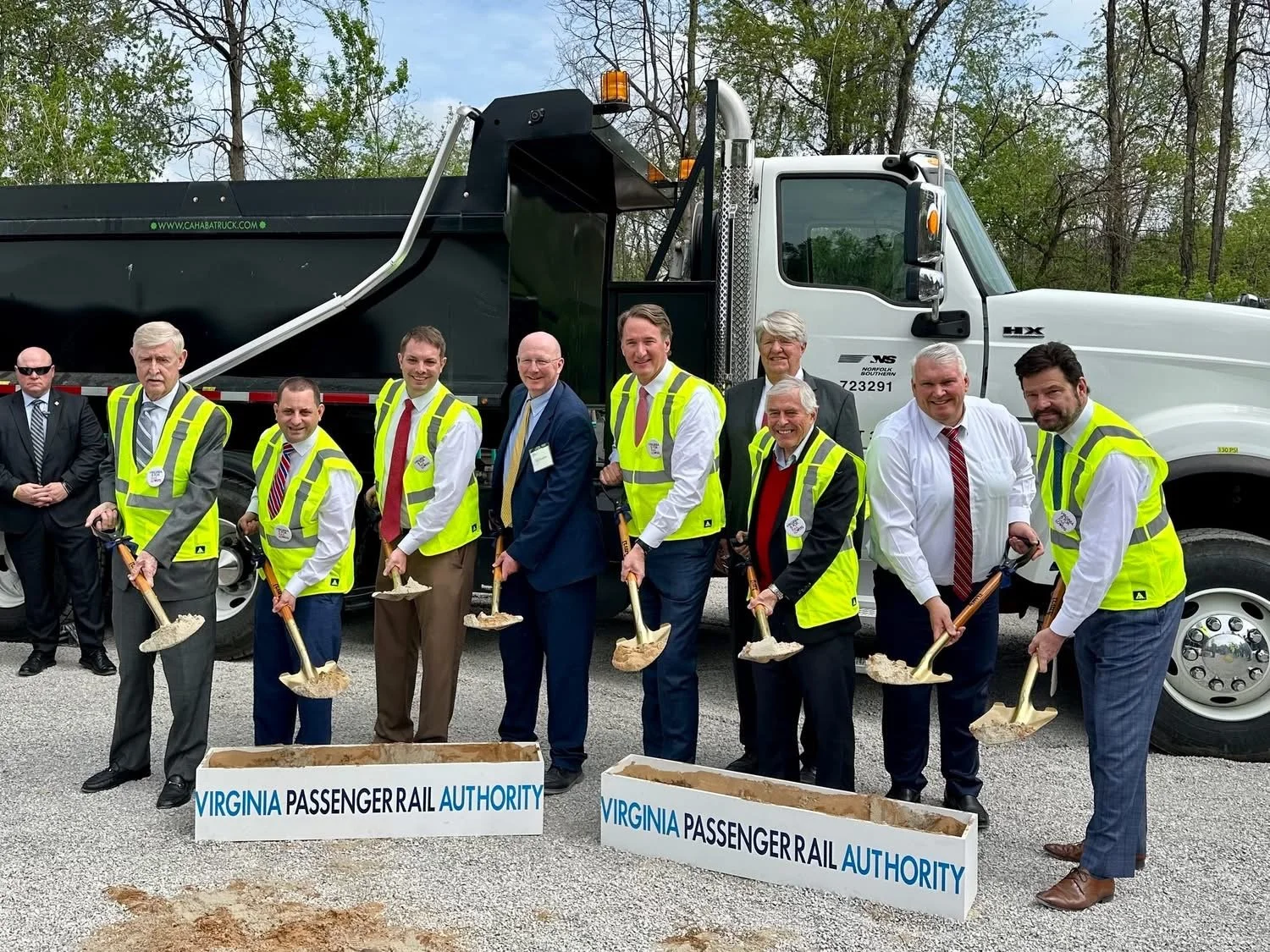 Christiansburg Passenger Rail Ground Breaking