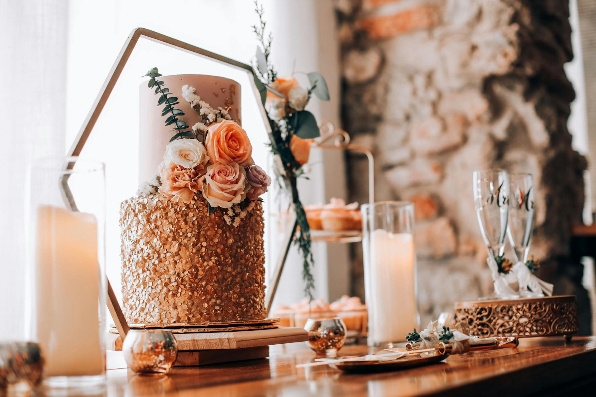 Salmon Pink Wedding Touch