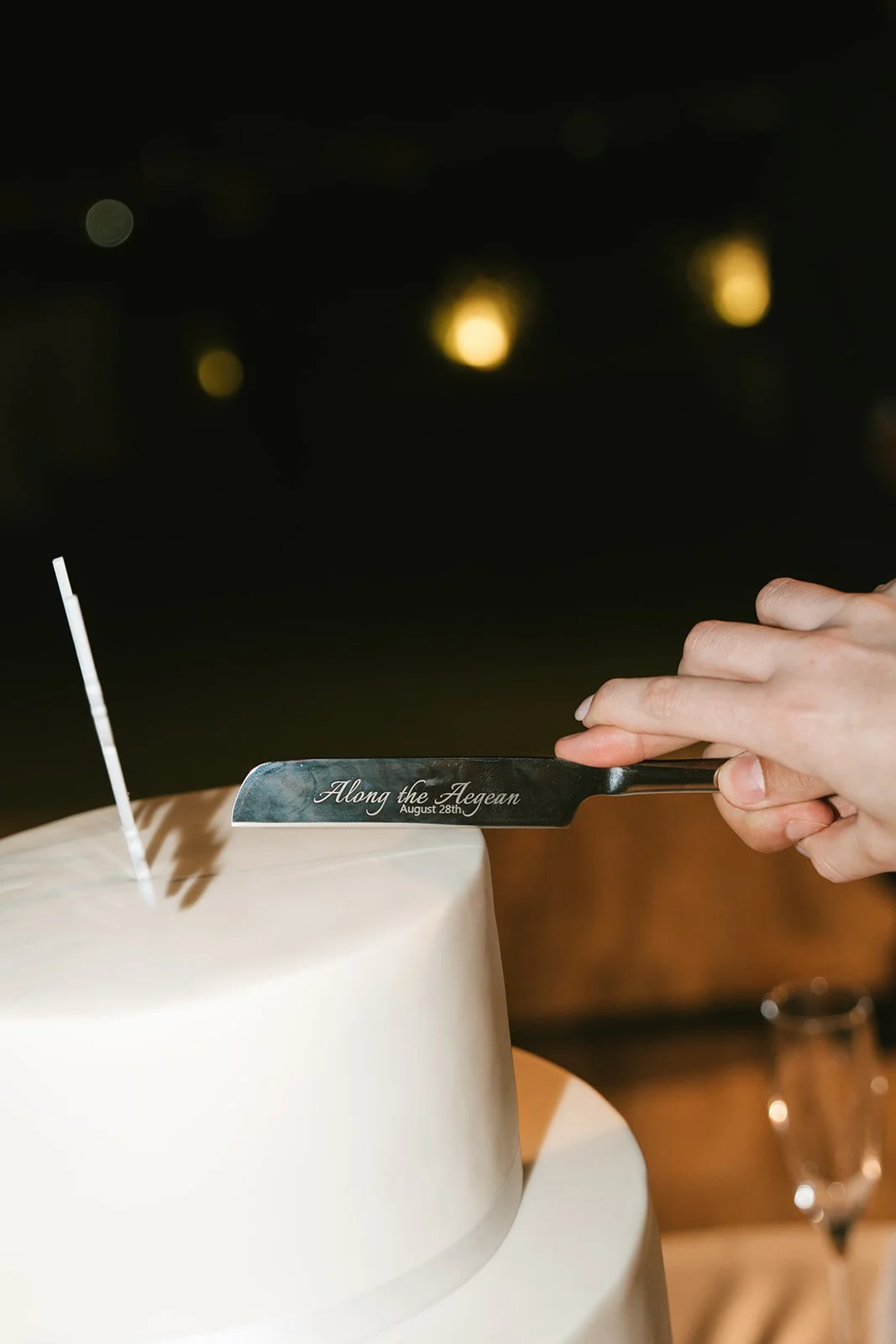 custom made wedding cake knife