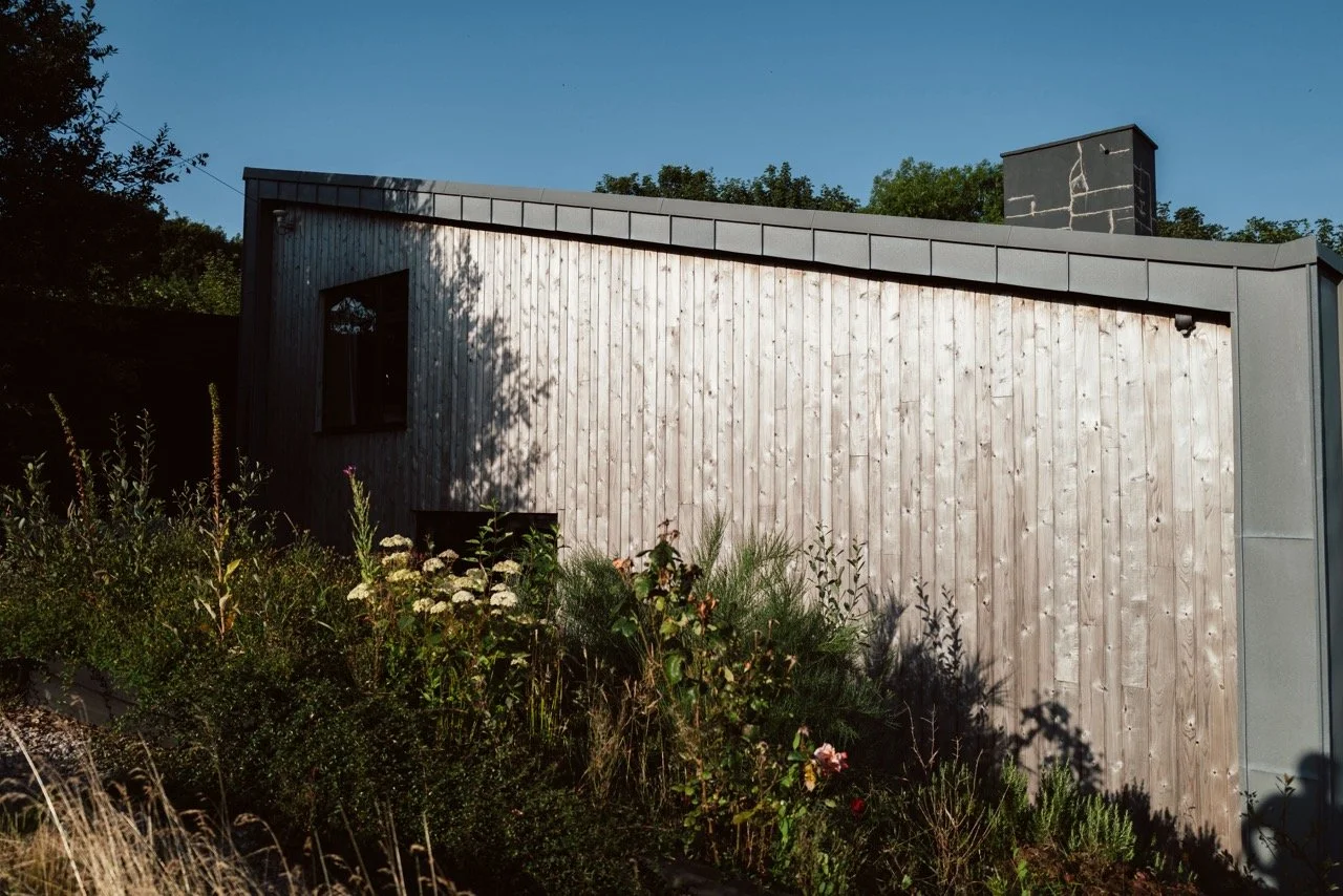 Cedar cladding