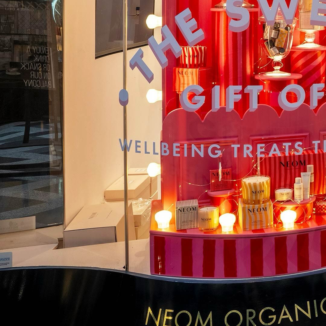 🍬 The Sweetest Gift Of All 🍬 

This years Christmas Scheme we designed and created for @neomwellbeing took inspiration from Victorian Sweet Shops using jars to showcase the product. 

We produced window displays for 7 stores including the new store