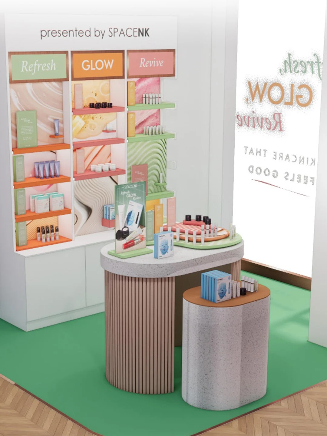 Space NK 'Refresh, Glow, Revive' Brand Space