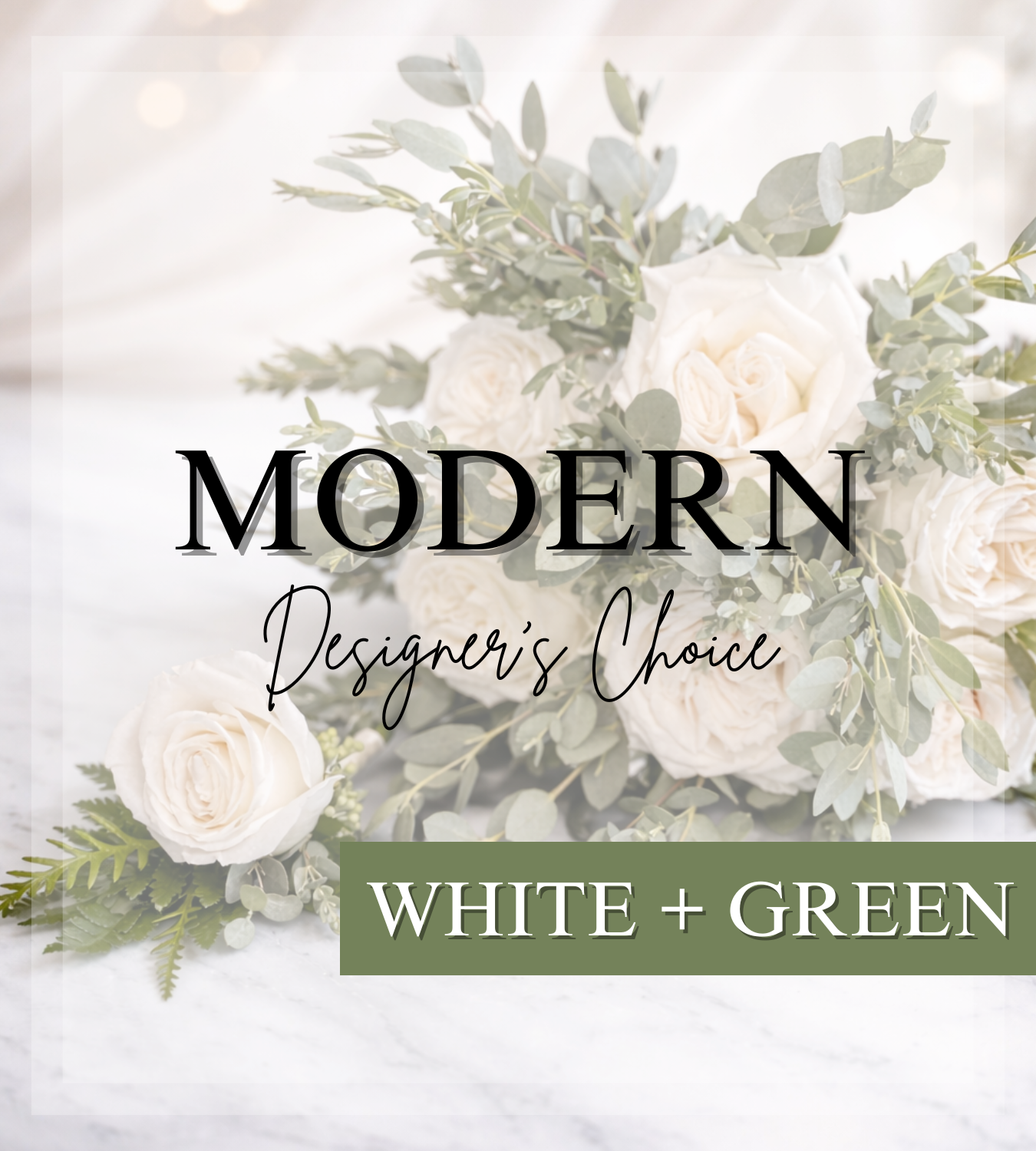 Modern (White + Green)