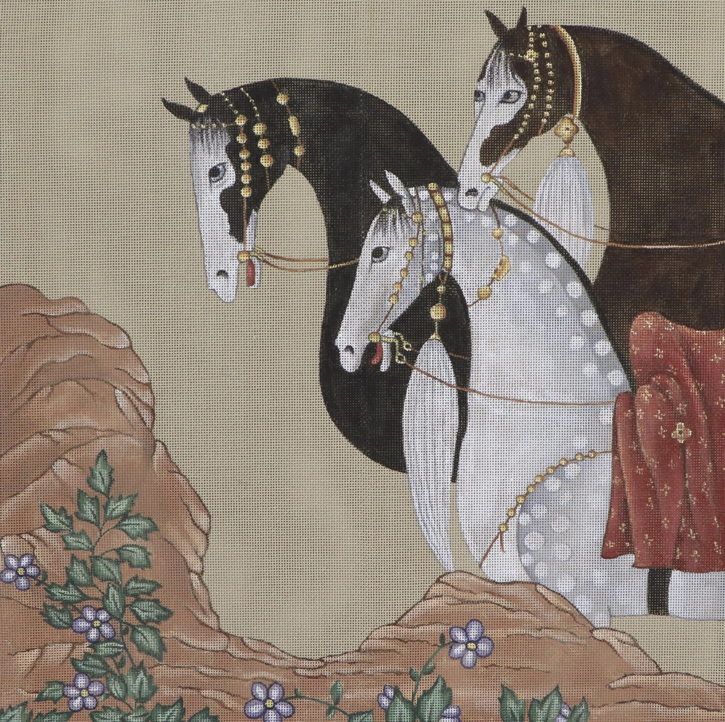 Mogul Stallions (40x40cm)