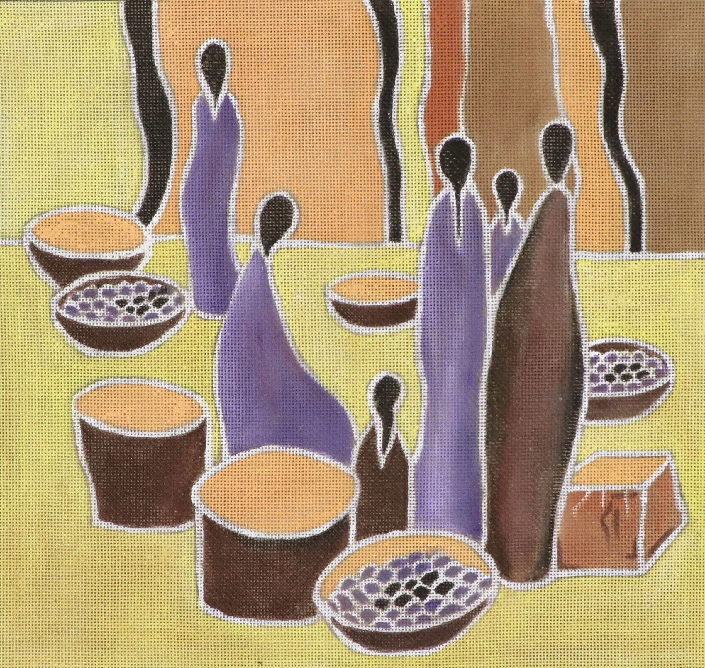 Dakar Market (40x40cm)