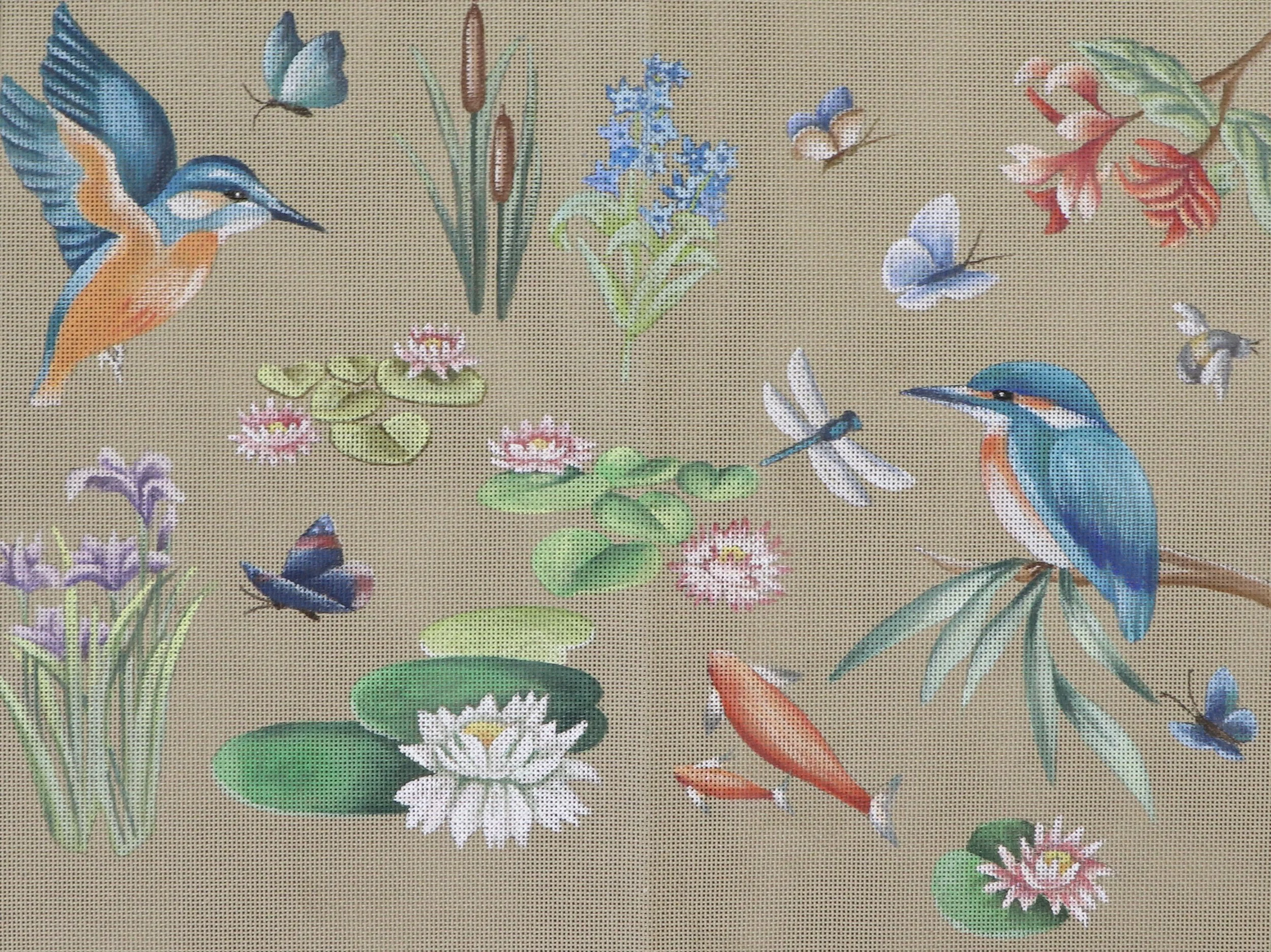 Kingfisher's Pond (30x40cm)