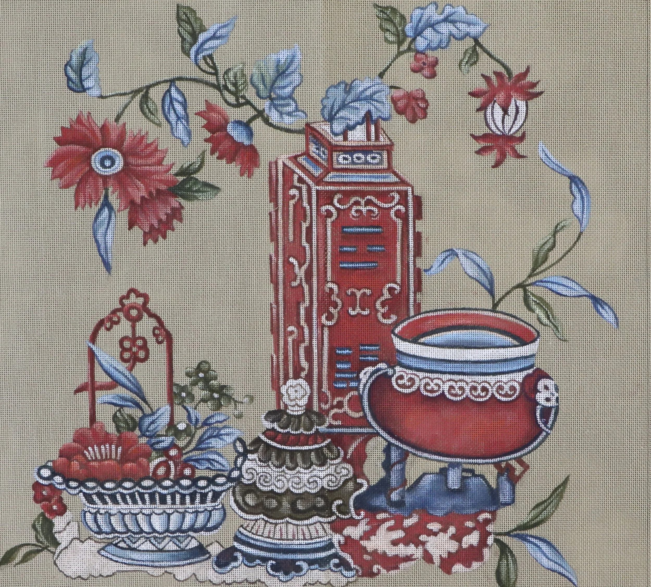 Ox Blood Porcelain (40x45cm)