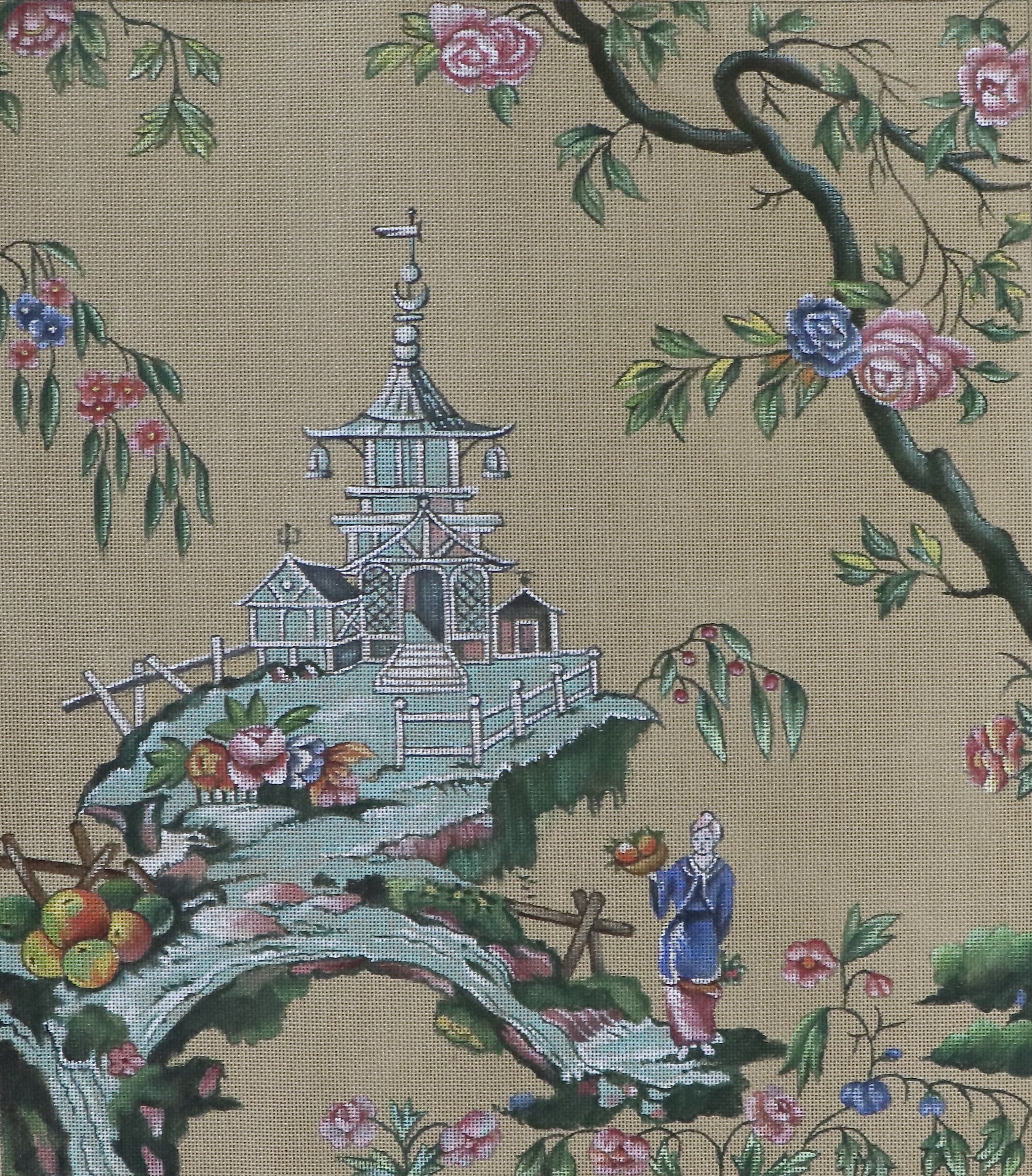 Jade Pagoda (40x40cm)