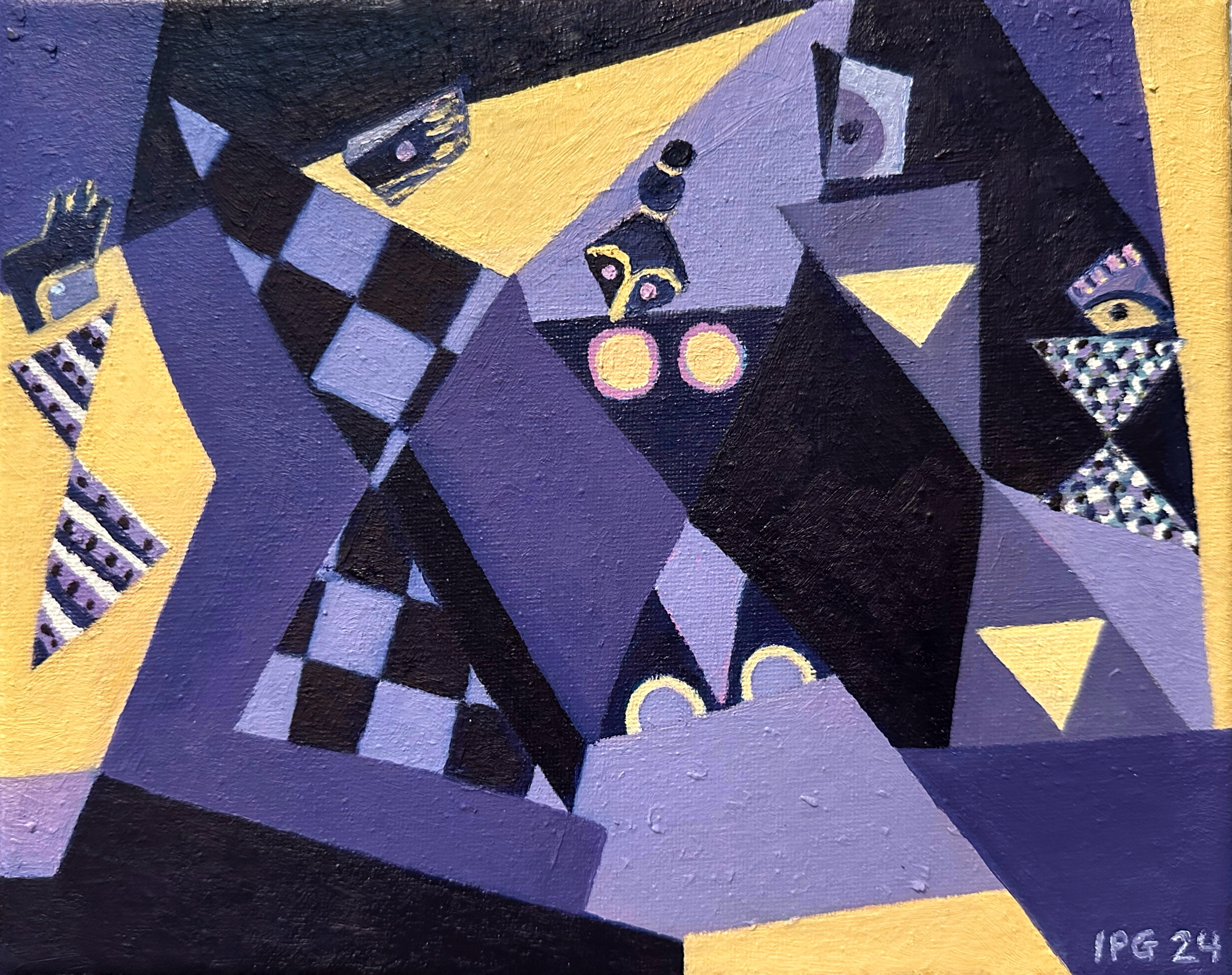Fashion show/oil on canvas/8"x10"/March 2024