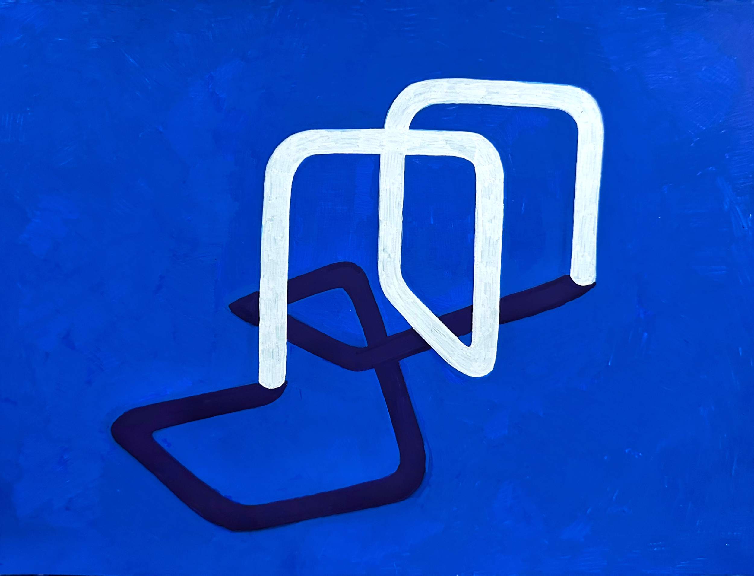 bike rack/paint markers on bristol/9"x12"/December 2024