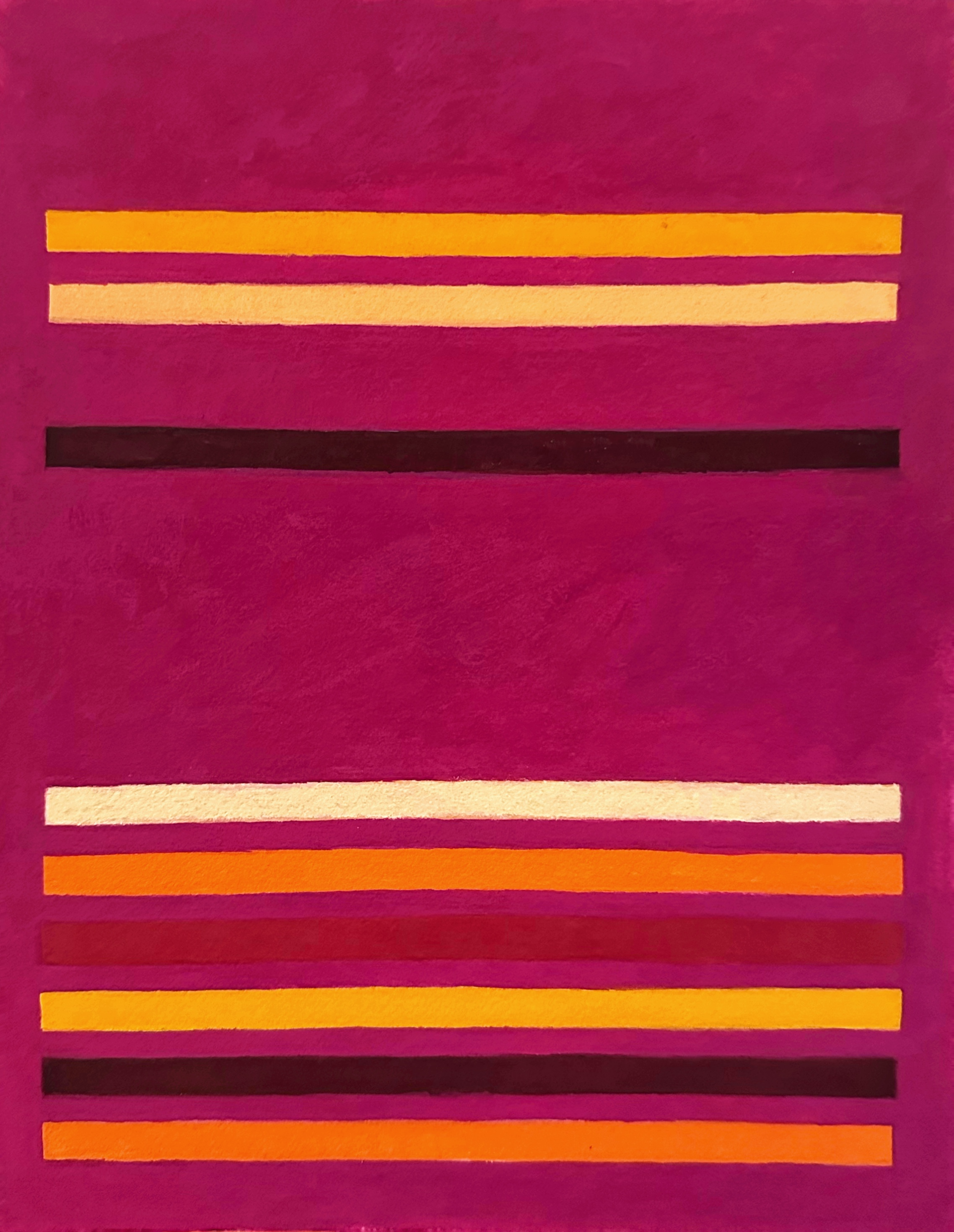 Untitled/gouache, watercolor on arches paper/10"x8"/July 2025