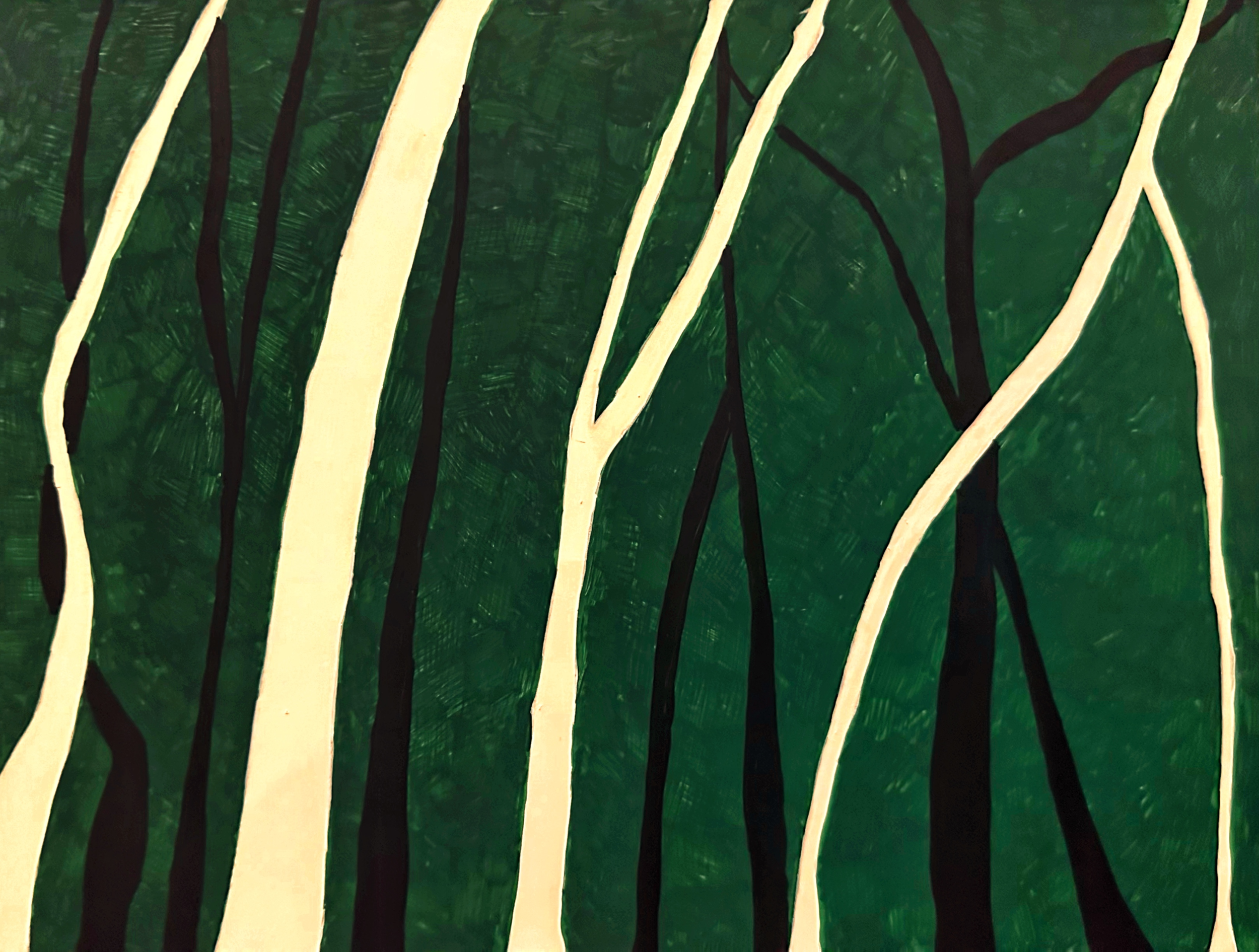 Treefingers/posca markers on bristol board/9"x12"/September 2024