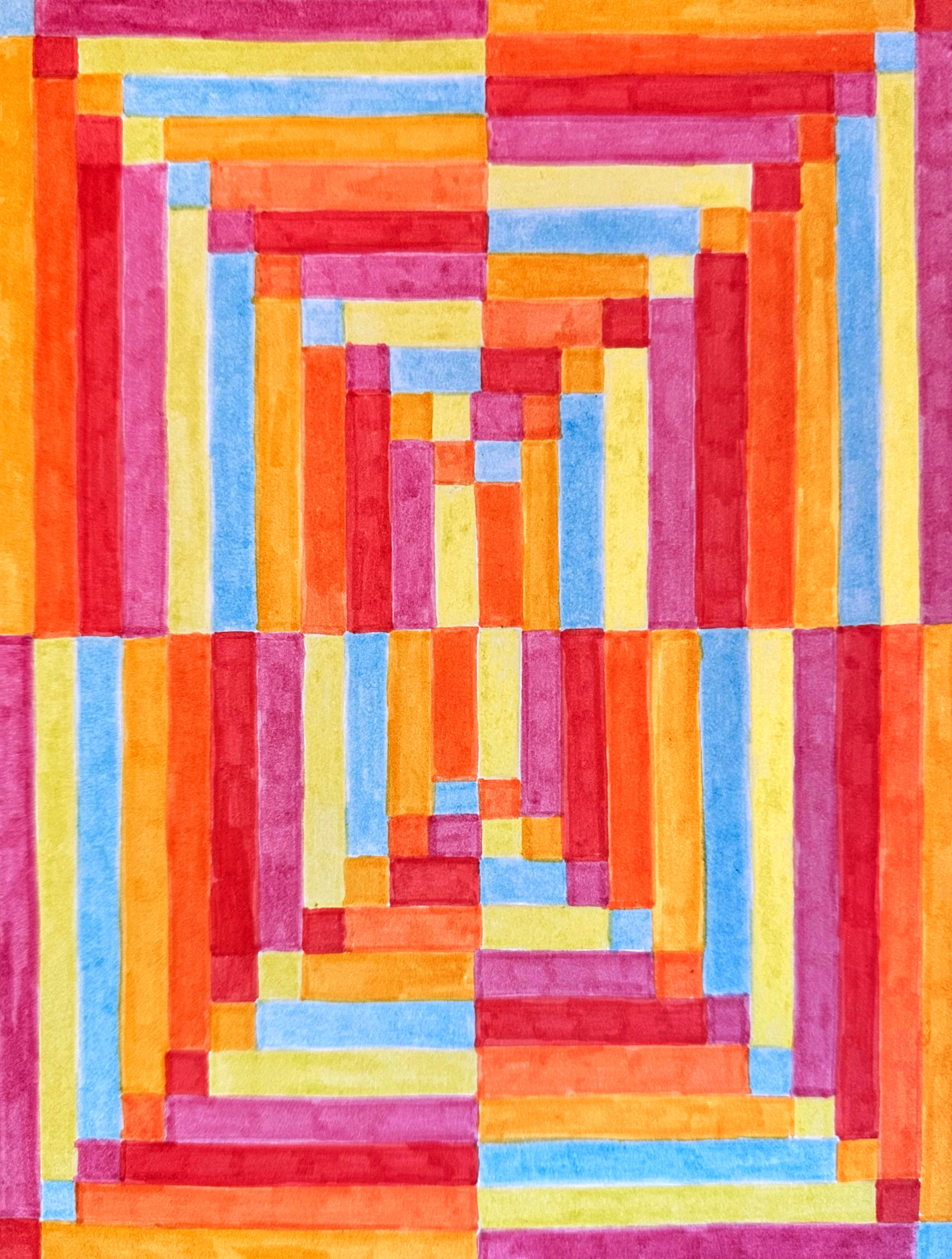 Untitled/brush pen on paper/8"x6"/May 2026