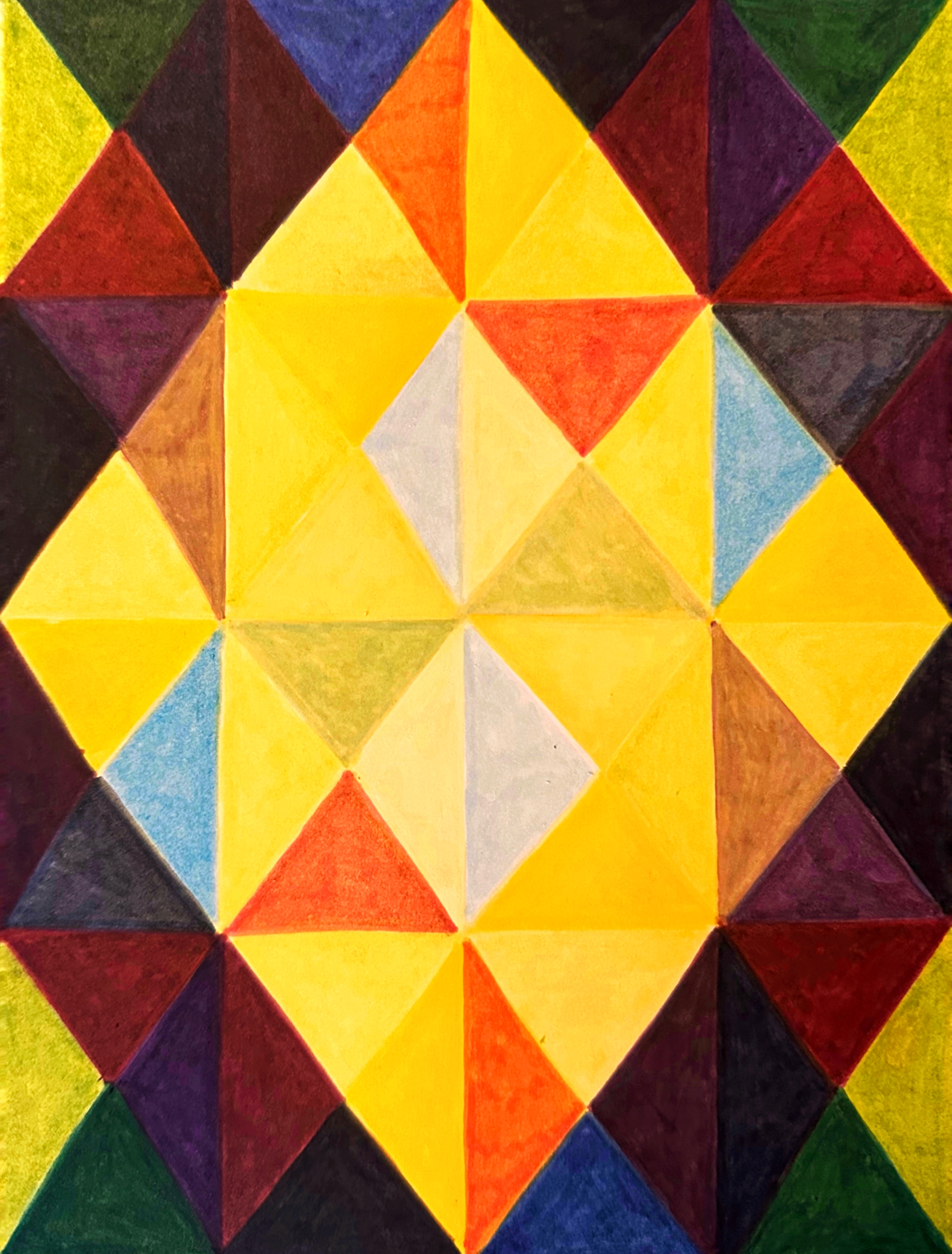 Untitled/brush pen on paper/8"x6"/March 2026