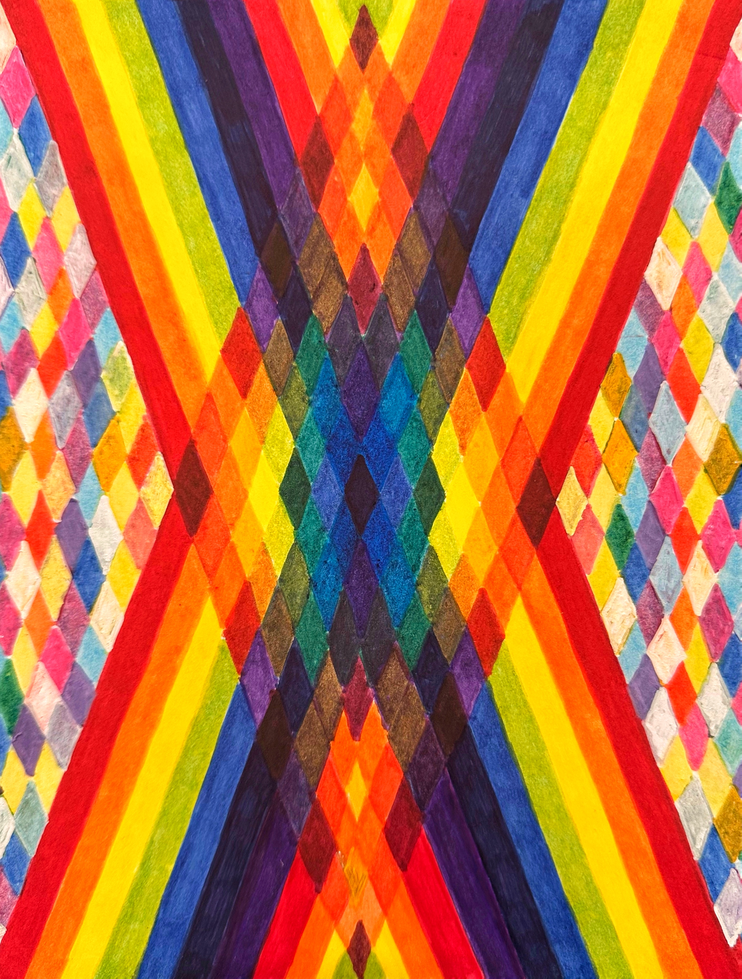 Untitled/graphite, brush pens on paper/8"x6"/April 2026