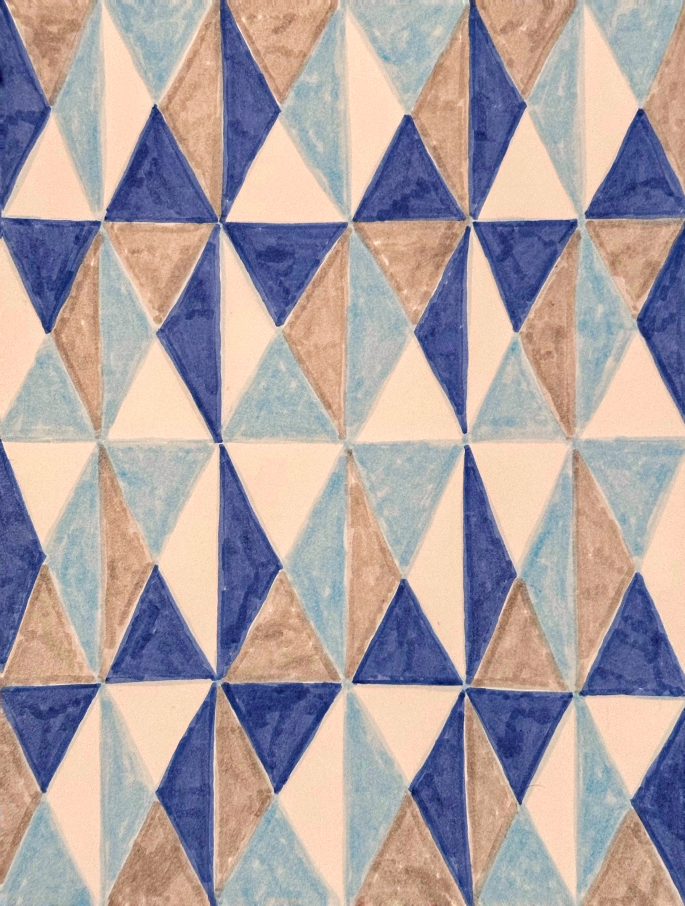 Untitled/brush pen on paper/8"x6"/March 2026