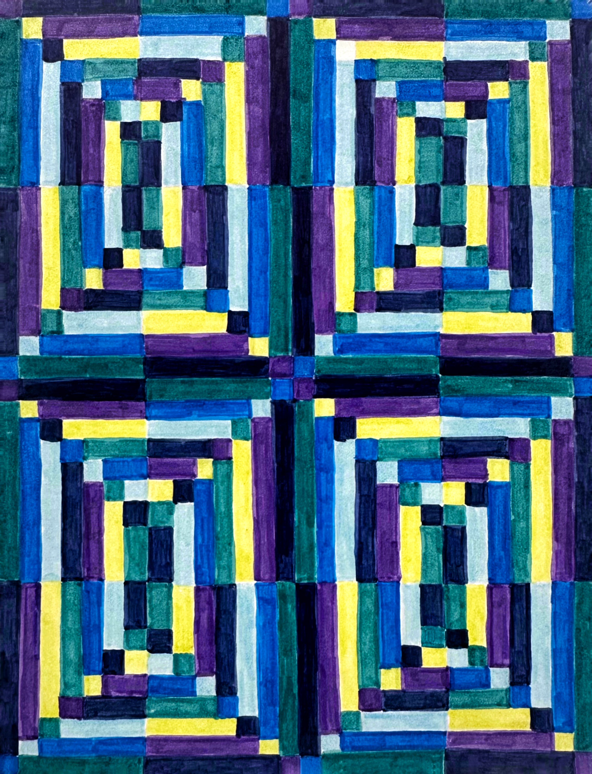 Untitled/Brush pen on paper/8"x6"/June 2026