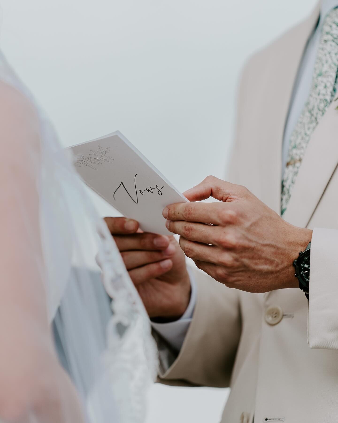 Personal vows will never go out of style. 

We have personally seen our couples be split 50/50 on whether to read their vows privately or during the ceremony. Both have their list of pros and cons, but whether you ready your vows alone or in front of