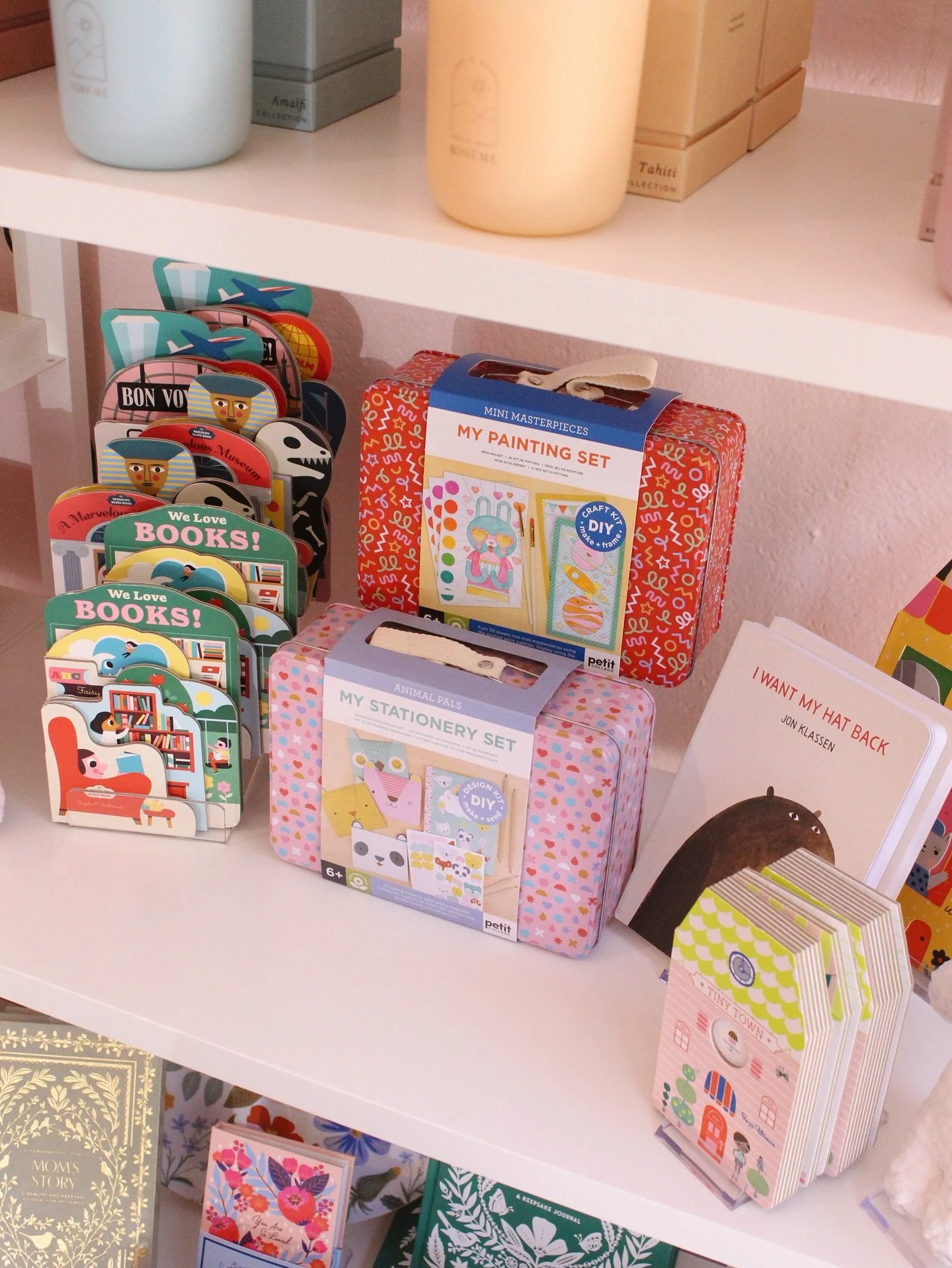 Our new kid&rsquo;s section is now set up to the right when you walk in! We have an assortment of fun interactive picture books and some super soft plushies that we are sure your kiddo will love!! 📒🧸