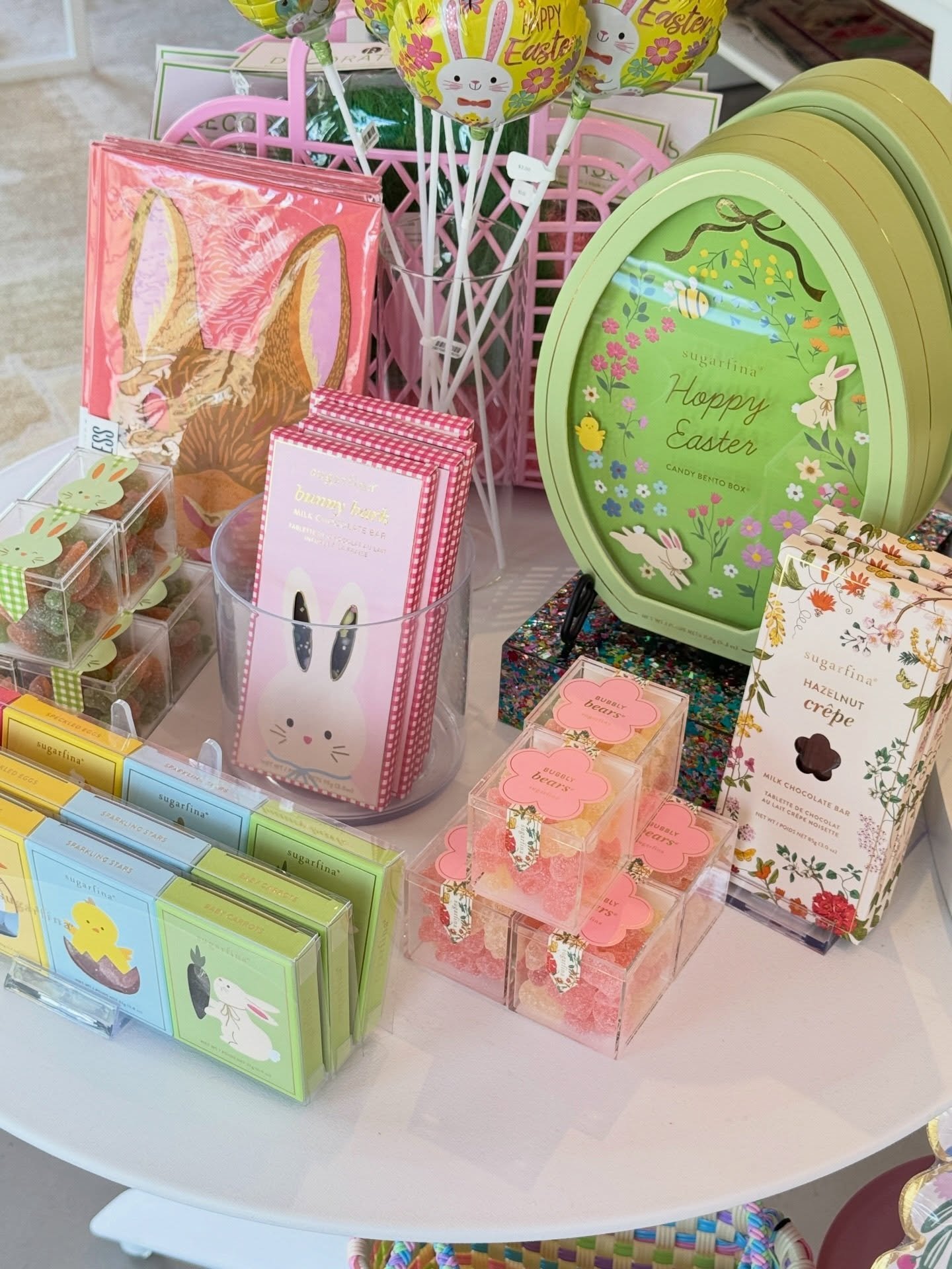 HAPPY EASTER WEEKEND! Our hours are adjusted this weekend/beginning of the week (check the next slide!) but we are open for all your Easter party needs today from 10am-6pm!! 💗🌷🌸 Can&rsquo;t wait to see you!