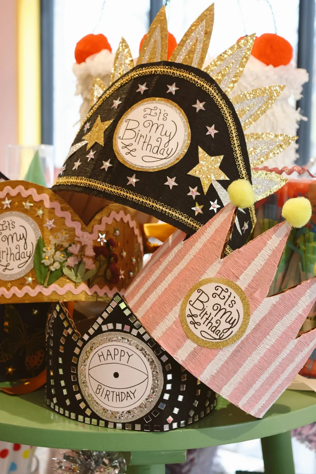 handmade party crowns.JPG