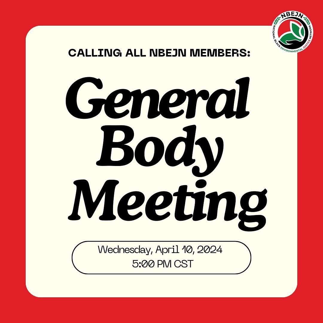 Calling all NBEJN members: Check your email for the details on tomorrow&rsquo;s general body meeting which will be held on Zoom. Registration is required.