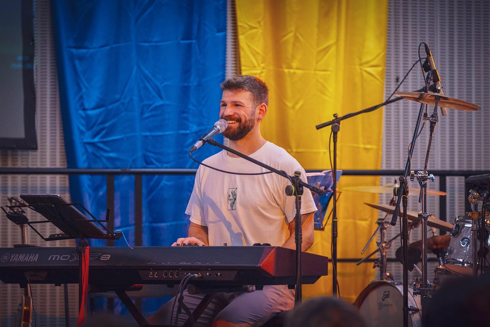 Tim Uffindell teaching at the ReLOVution Gospel Festival in Montpellier, 2025