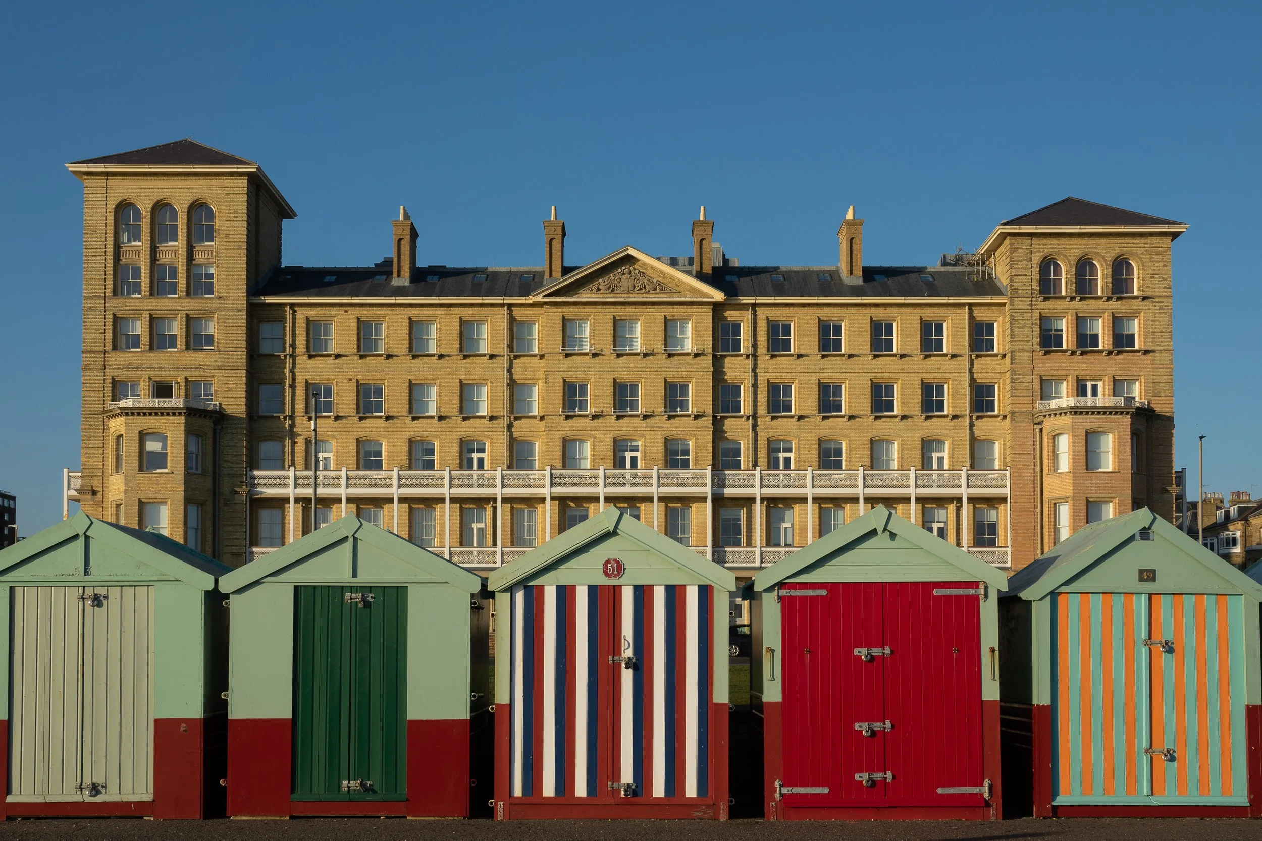 Buildings and Colorful Shed