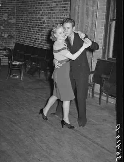 Dancing couple from Library of Congress archives