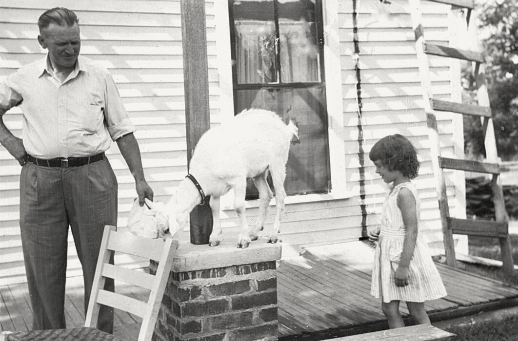 Look out - it's April Fools Day! Don't fall prey to any mischief today!⁠
⁠
Does your family like to joke around? This and other traits may run in families. Link in bio to learn more.⁠
⁠
#aprilfools #jokesonyou #vintagephoto #1940s #vintagegoat