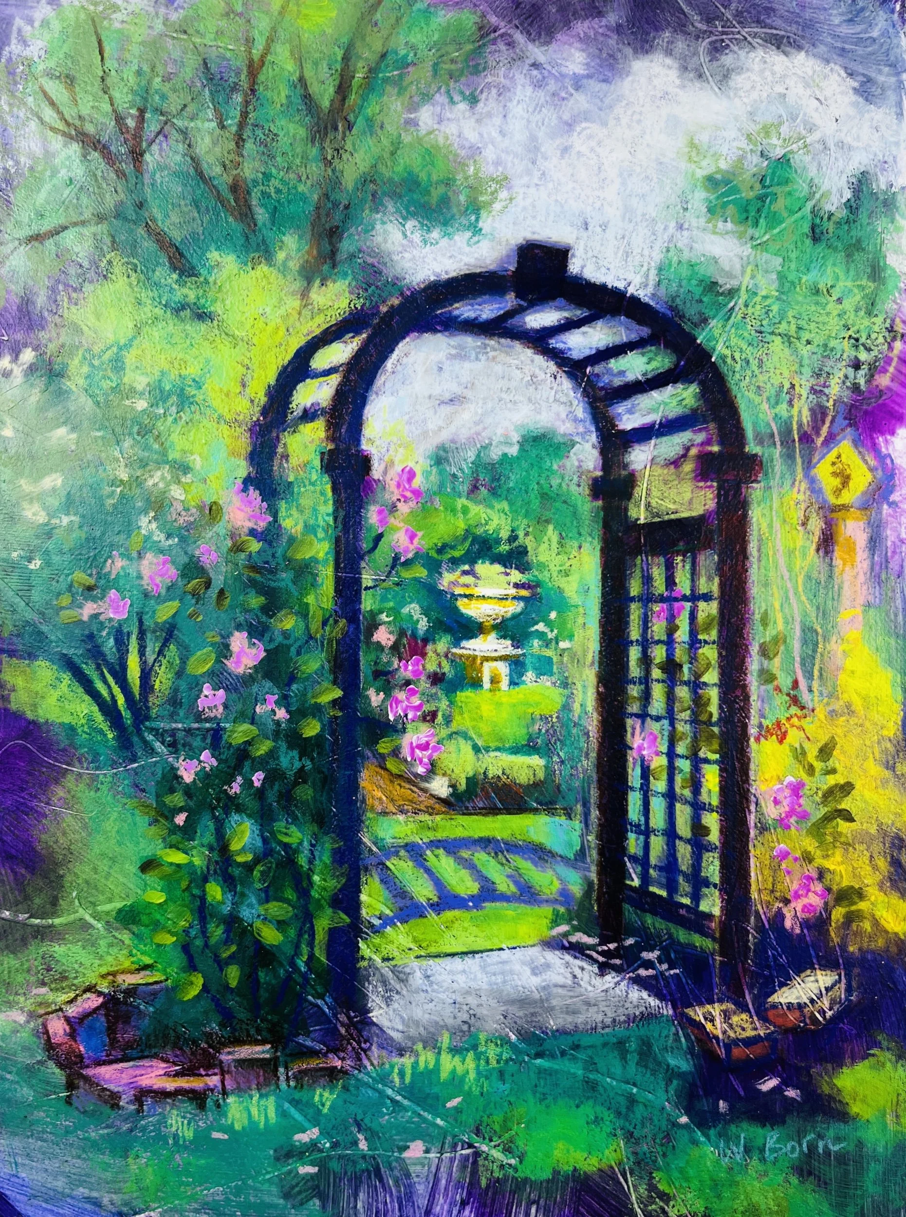 Purple Portal, Freeman Garden