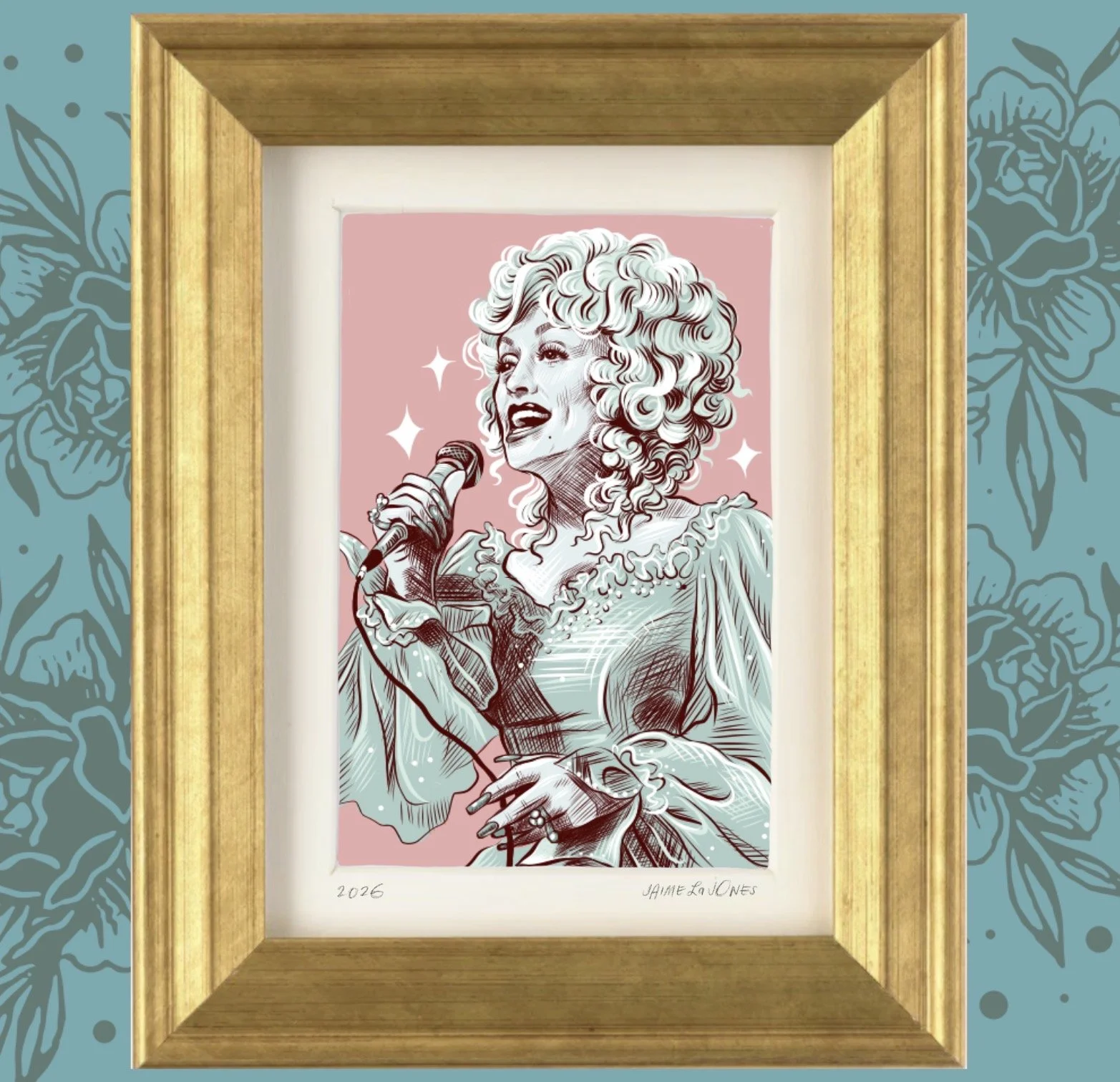 Mini Framed Dolly Portrait