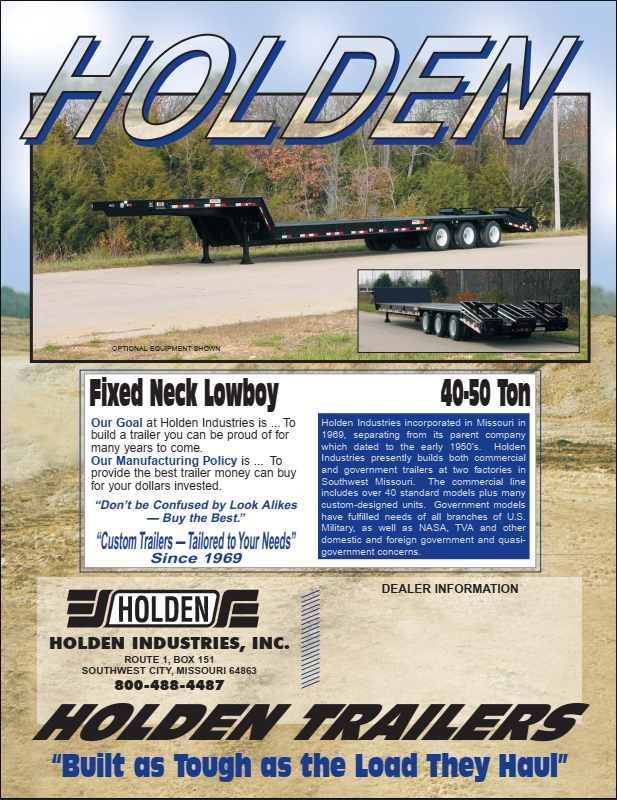 40-50Ton Fixed Neck Lowboy