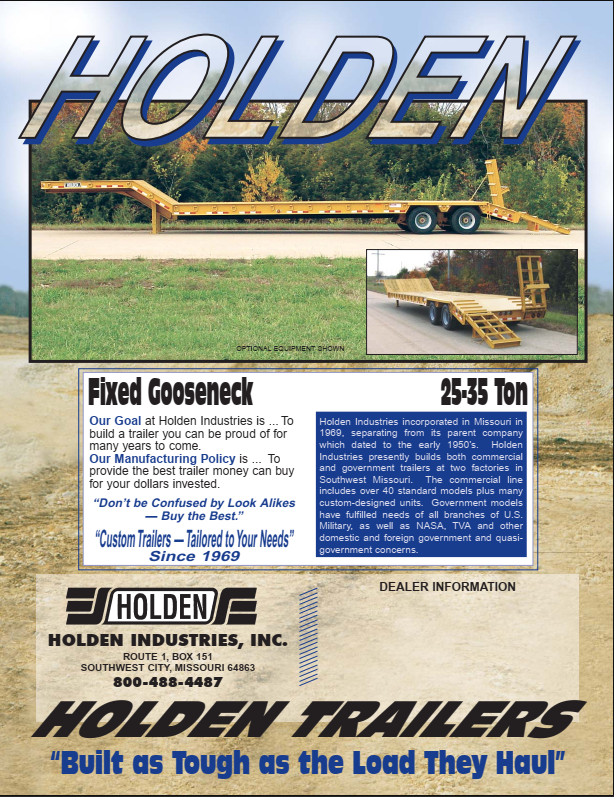 35 Ton Fixed Neck Brochure