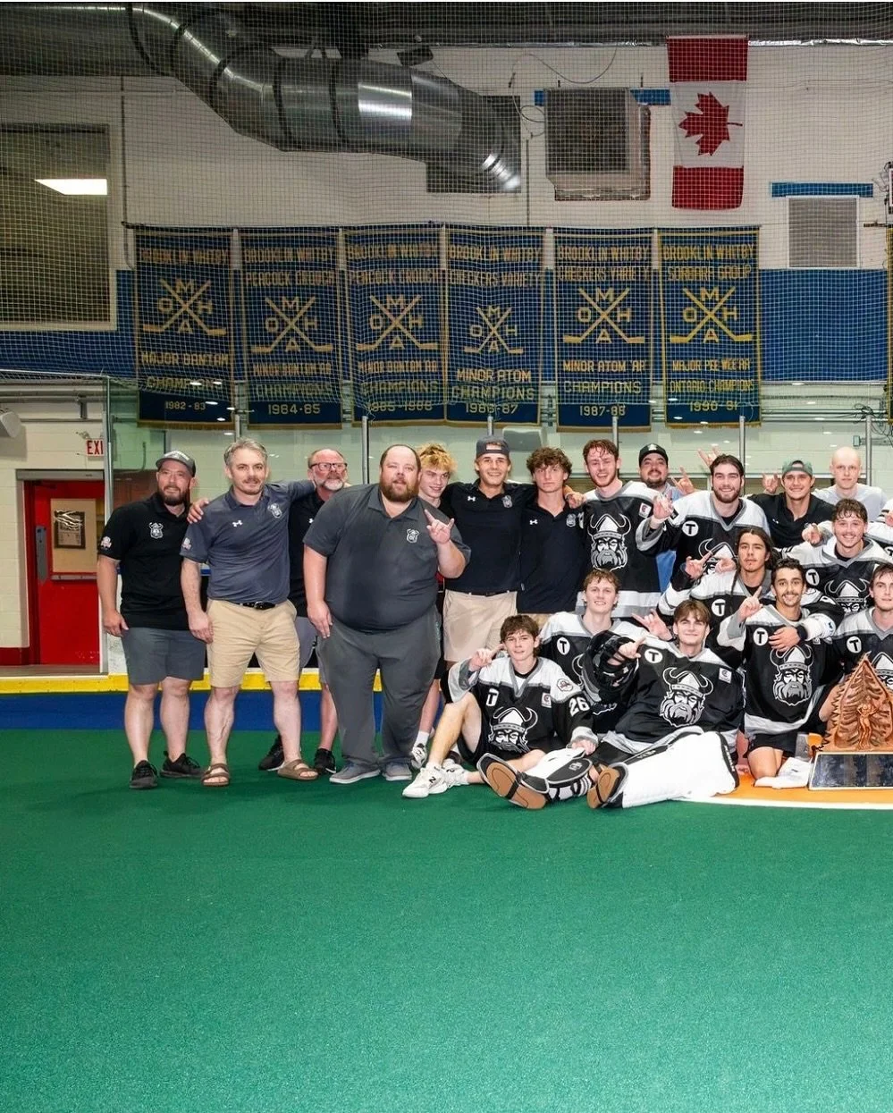 Congratulations to your 2025 Ontario Junior A Champions &mdash; the back-to-back Iroquois Trophy&ndash;winning Orangeville Northmen! 🏆🤘

📷 @daveyfryerphotos