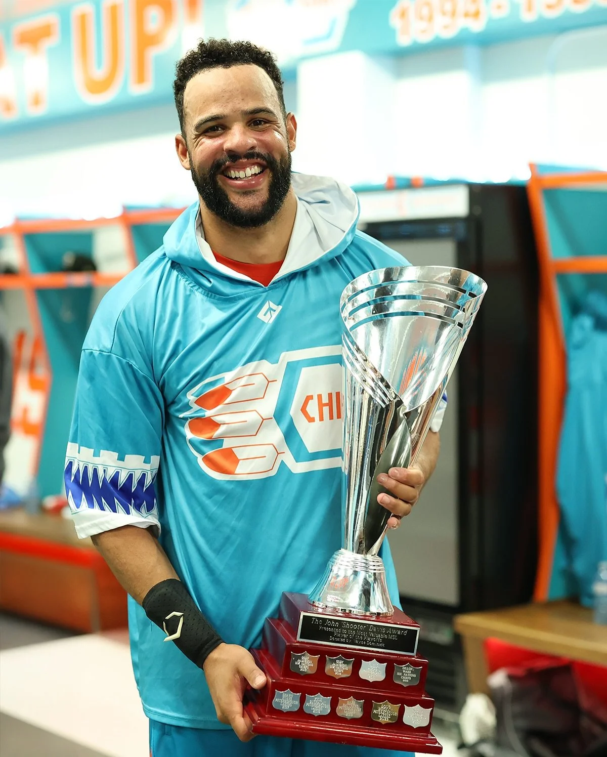 Congratulations to your 2025 Ontario Senior A Champions &mdash; Six Nations Chiefs 🏆 and the Johnny Shooter Davis MSL Playoff MVP Dhane Smith, with 57 points in 9 games.