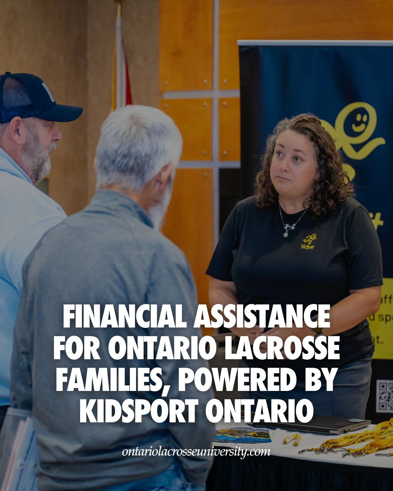 Ontario Lacrosse was pleased to welcome @kidsportontario to our AGM, where they connected with members about the financial support available to families across the province.⁠
⁠
KidSport Ontario provides up to $250 per child per year to help cover spo