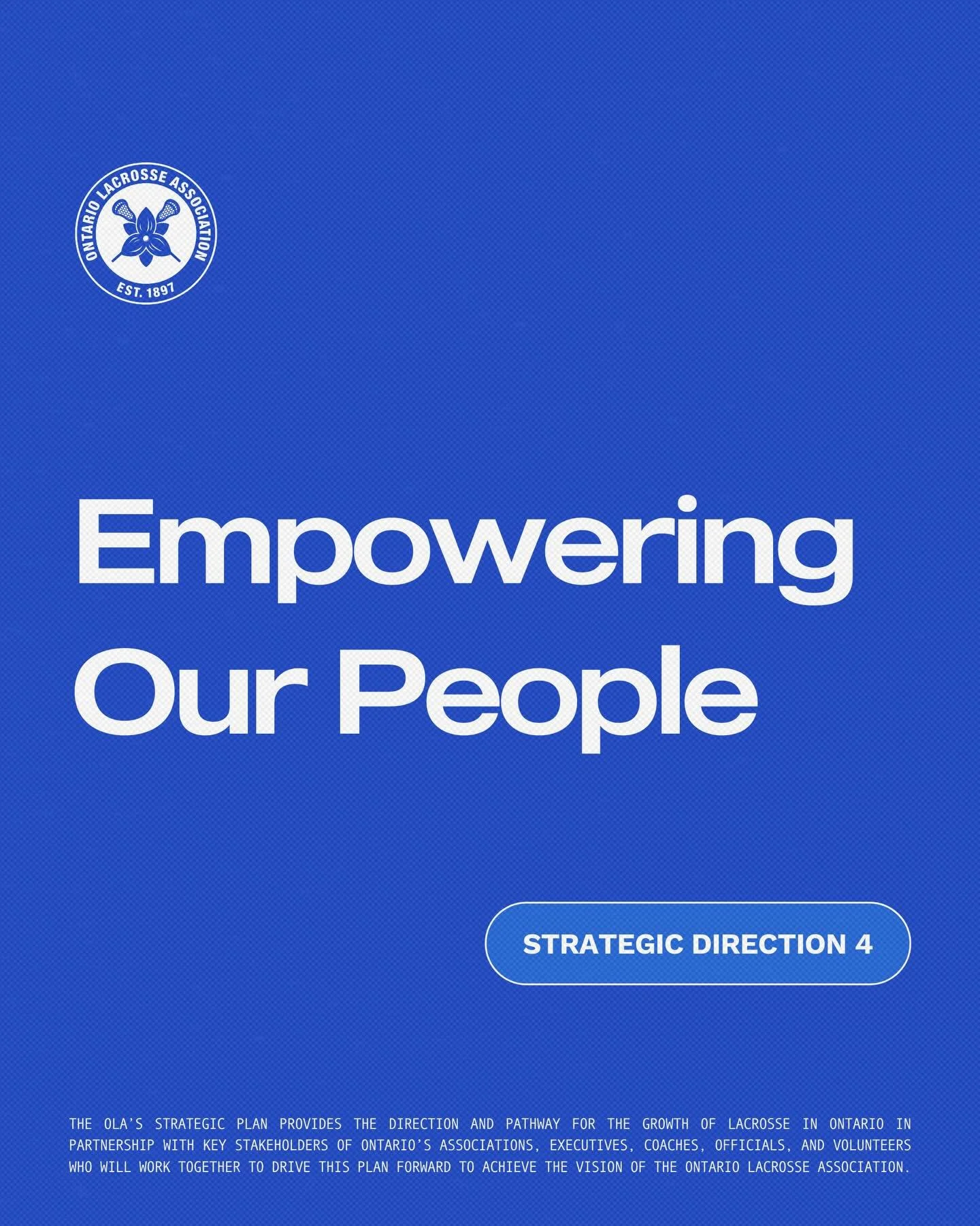 Lacrosse in Ontario is powered by community, which includes the hundreds of volunteers whose tireless efforts at the grassroots form a solid foundation for the Ontario
Lacrosse Association. 

As we continue to grow the game together, we&rsquo;re taki