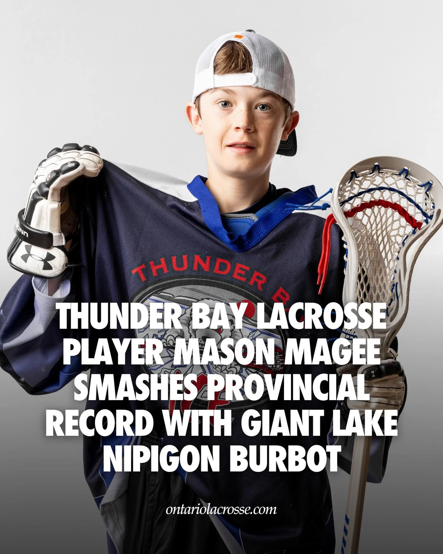 Thunder Bay lacrosse player Mason Magee has set a different kind of provincial record and is now the official &ldquo;ling king&rdquo; of Ontario.

While ice fishing with family friends on Lake Nipigon, the 14-year-old landed a massive burbot measurin