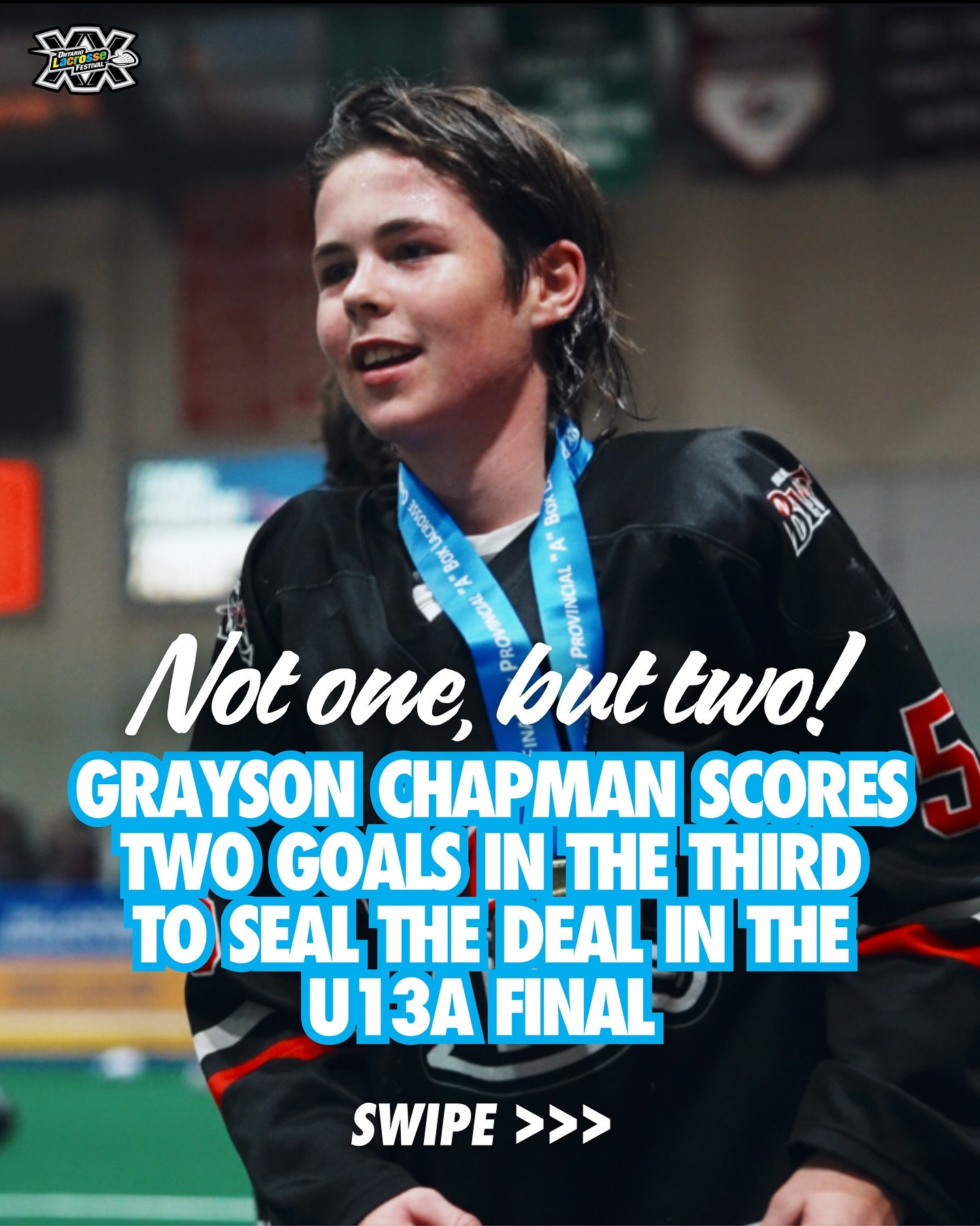 Putting the team on his back!