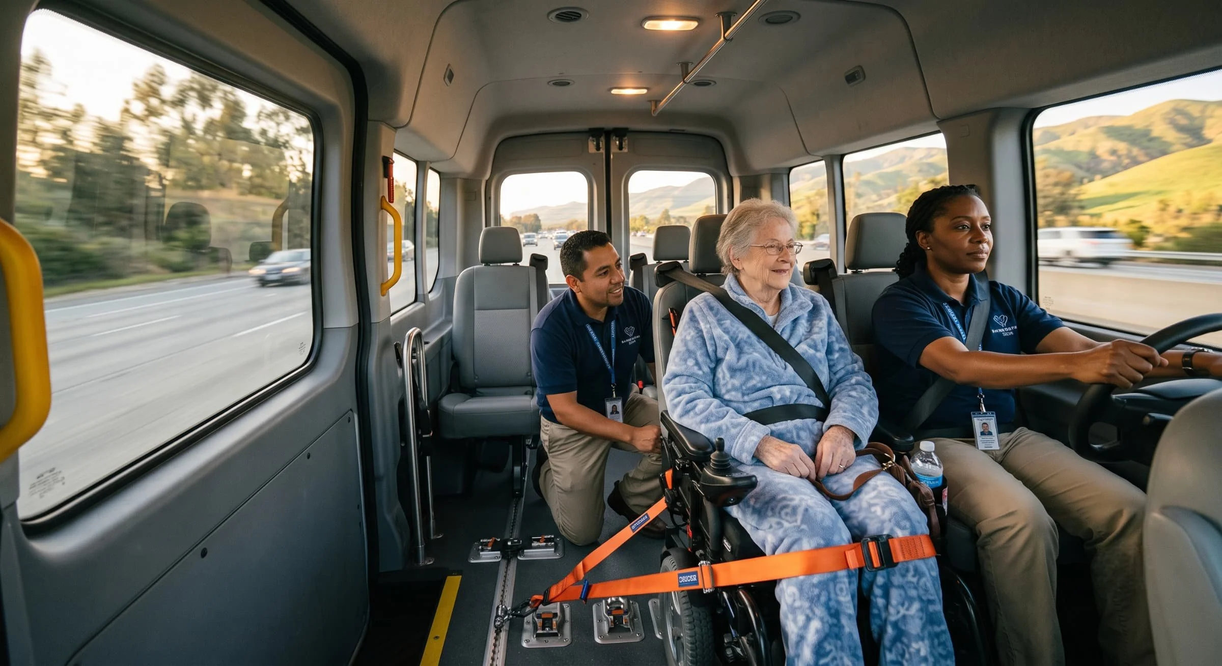 How Two-Driver Teams Work on Long Medical Trips