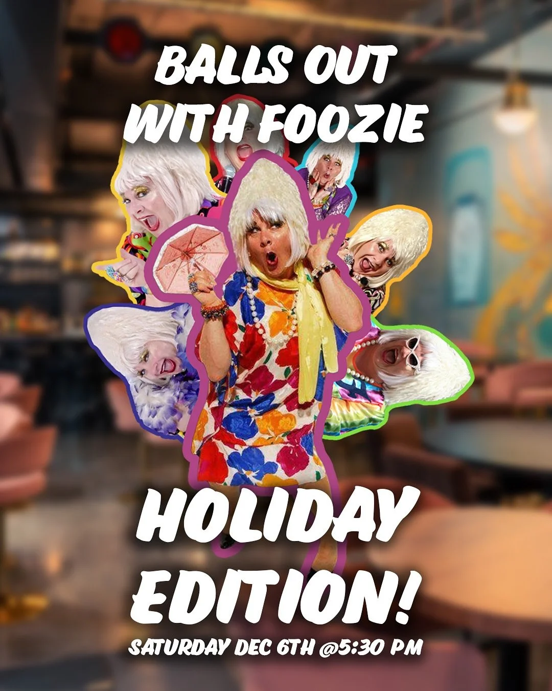 Join Chicago&rsquo;s beloved Miss Foozie for her Holiday edition of bingo, brews, and bold fun, all in support of The Trevor Project. This lively monthly series takes place on the first Saturday of every month, featuring high-energy games, fabulous r