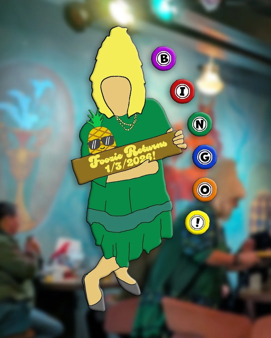 Balls Out with Foozie: Bingo for a Cause - The New Year Edition!
Saturday, January 3rd | 🕠 5:30 PM &ndash; 8:30 PM

Ticket link in bio.

The Millroom at Industry Ales
A Monthly Fundraising Series &ndash; First Saturday of Every Month

Join Chicago&r