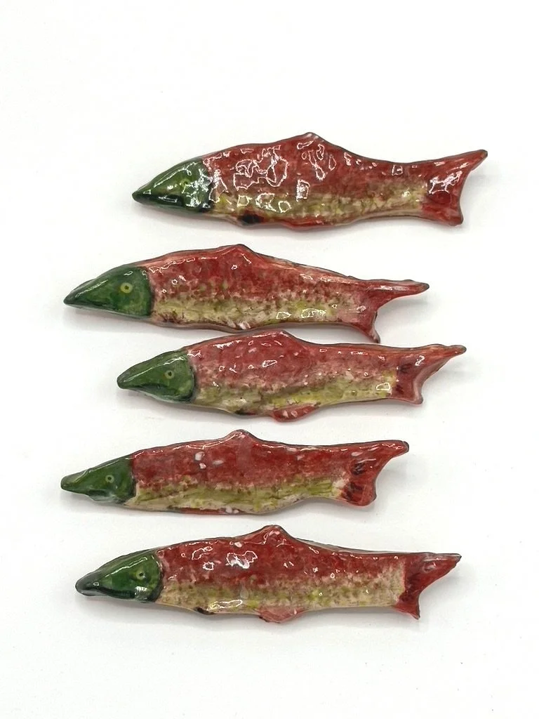 Salmon Brooches (2024)