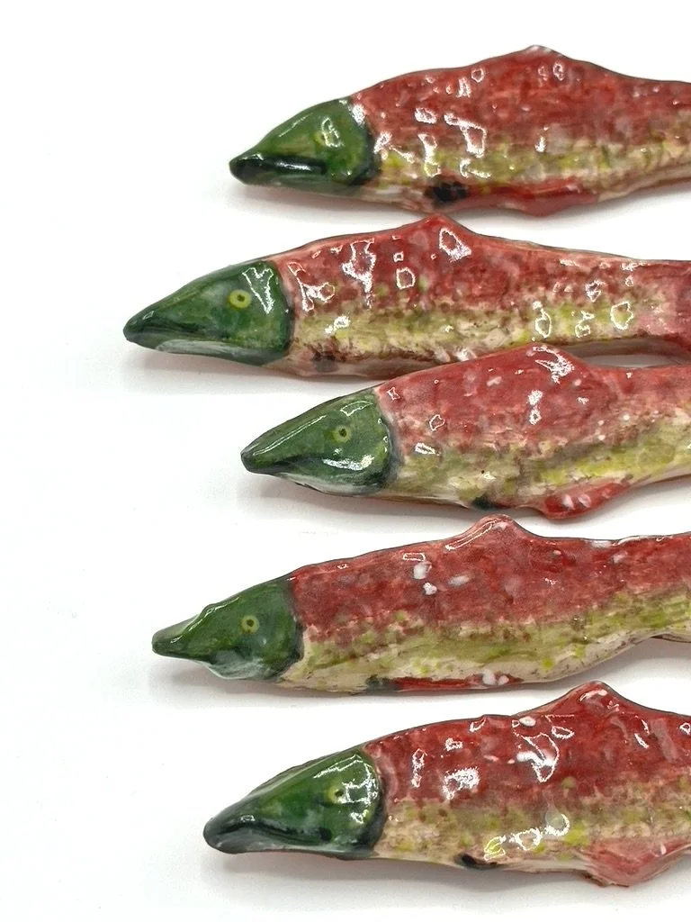 Salmon Brooches (2024)