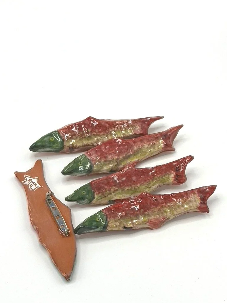 Salmon Brooches (2024)