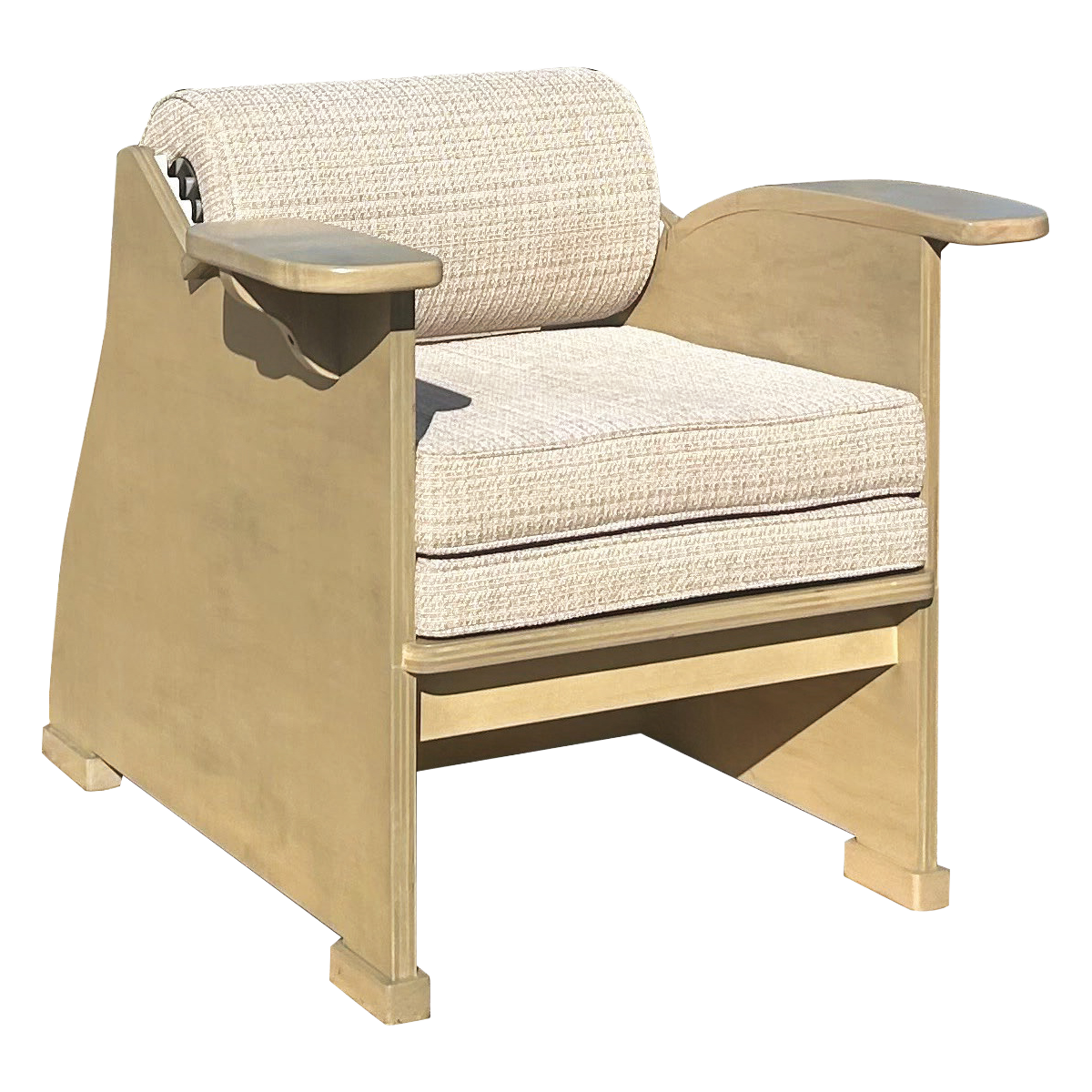 SunWay Chair – Flax + Weathered Oak