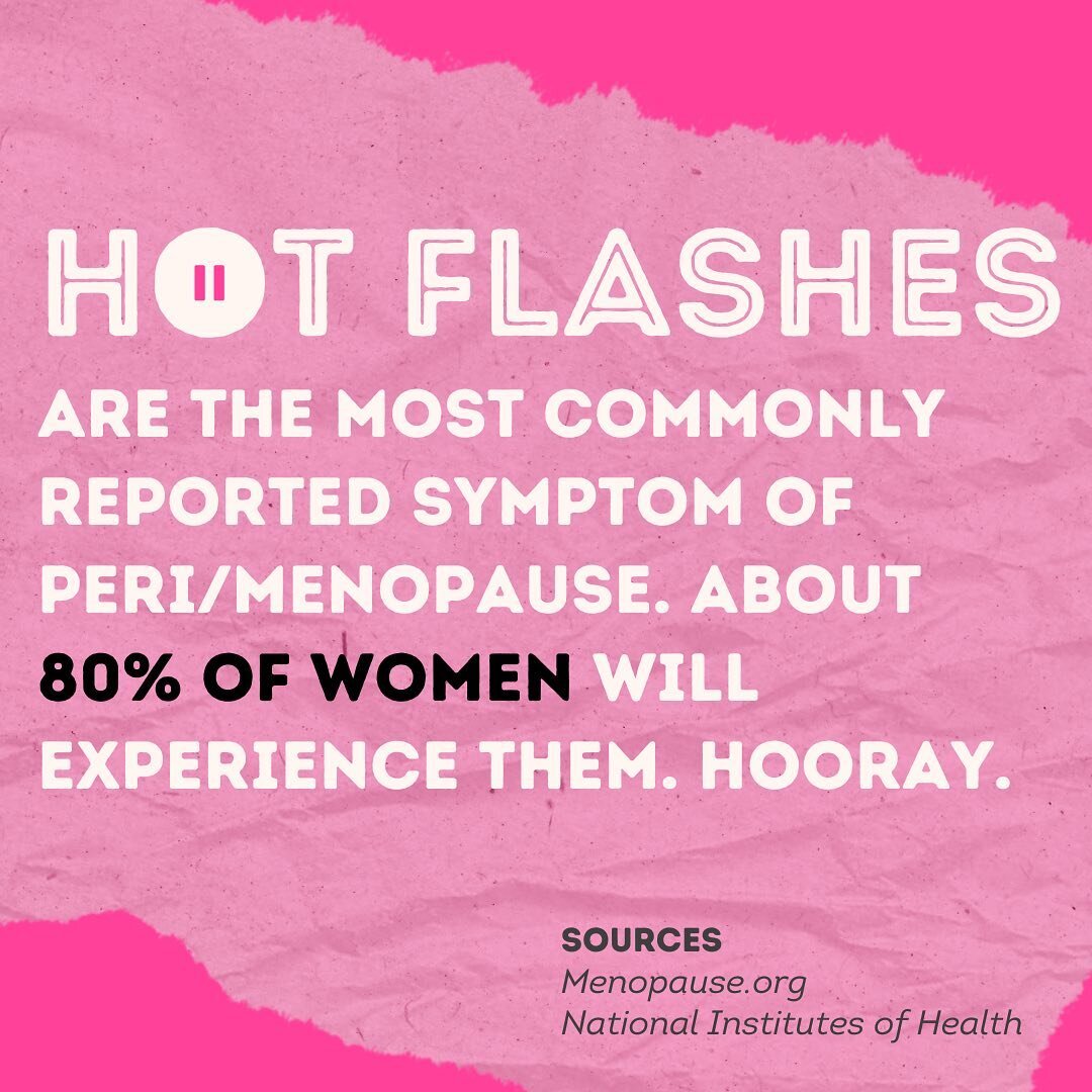 Unpopular opinion: hot flashes are not great. There, I said it. 

#notsofunfact #perimenopause #menopausa #perimenopausehealth #menopauseawareness