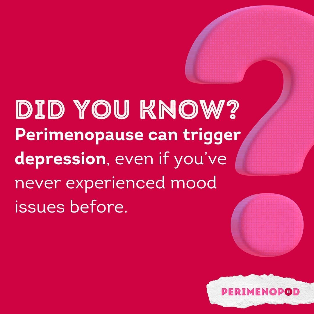 Changes to your mood could be part of your #perimenopause. It&rsquo;s not all just hot flashes and night sweats. #askquestions 

#menopausematters #womenshealth #mooddisorders #mentalhealthawareness #perimenopause #perimenopausehealth