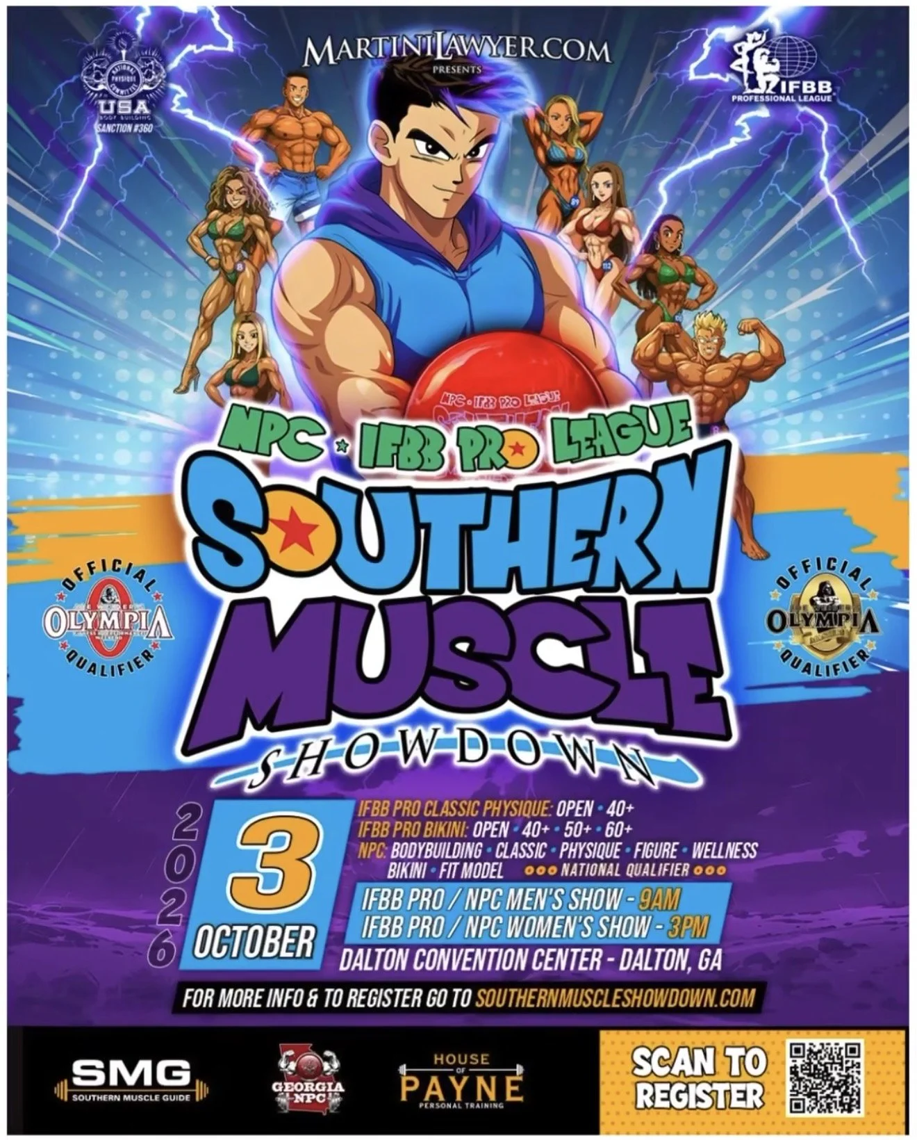 2026 SOUTHERN MUSCLE SHOWDOWN
